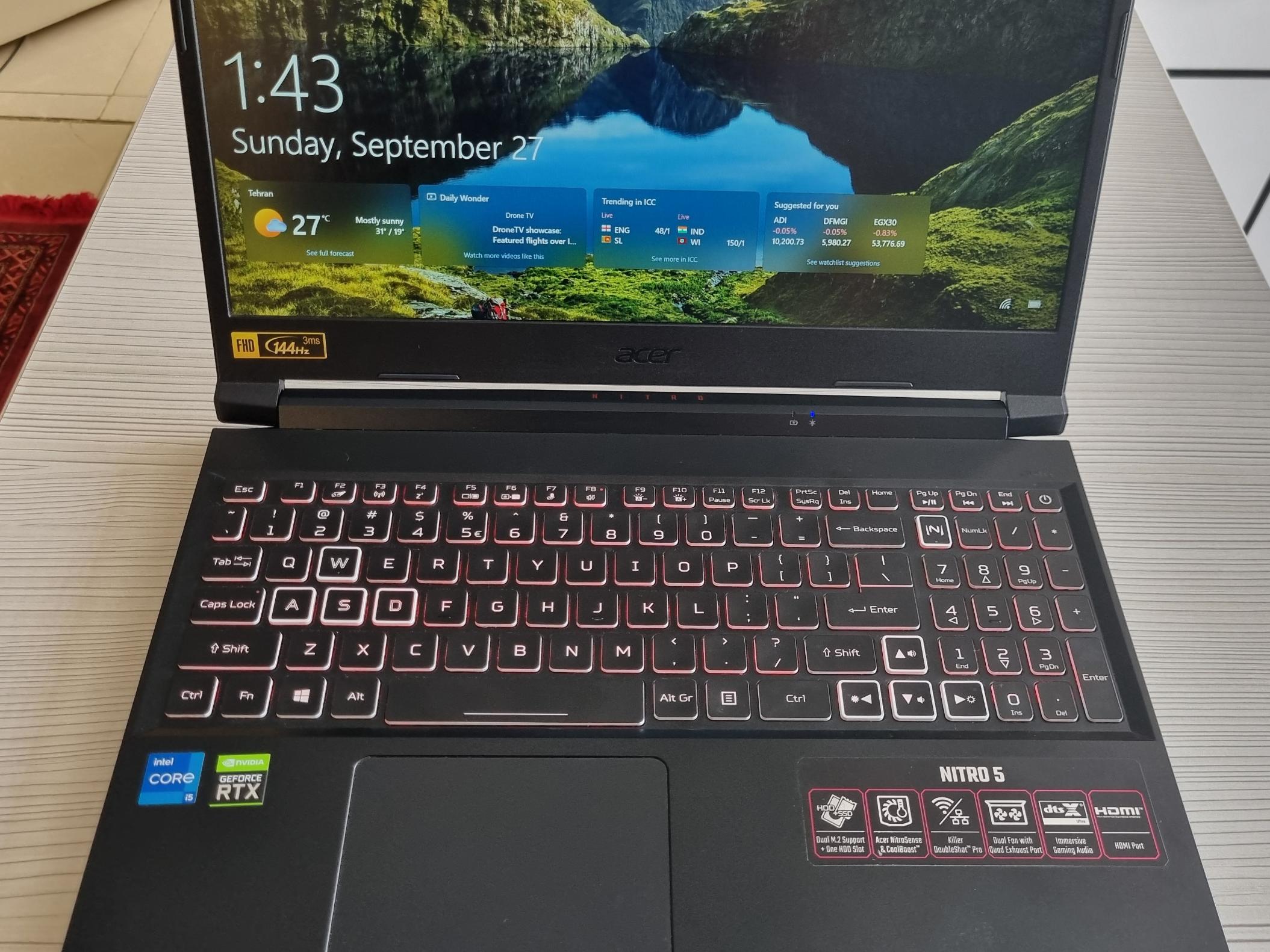 لپ تاپ گیمینگ ایسر Acer Nitro 5 AN515-57