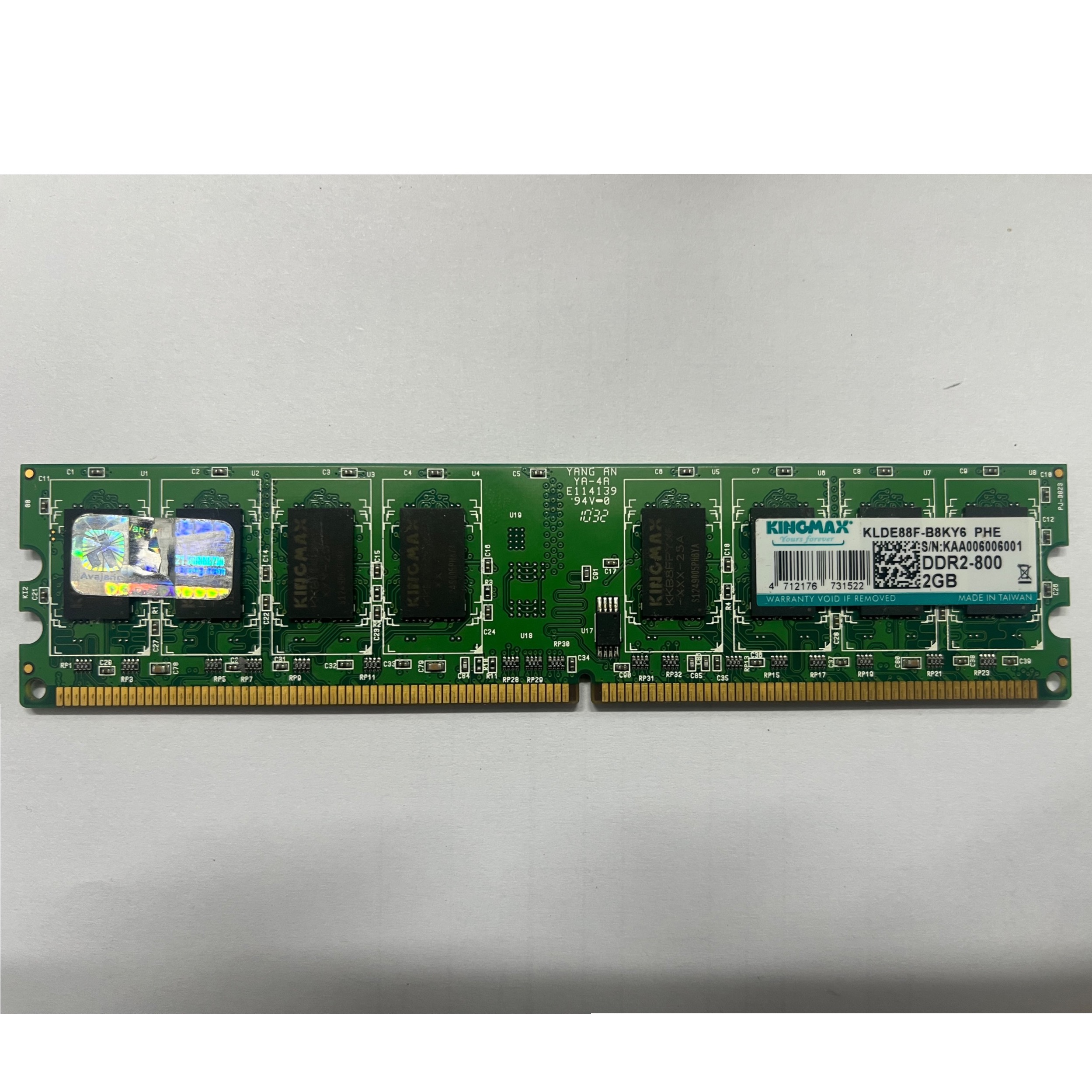 رم 2 گیگابایت DDR2-800 کینگ مکس(KingMax) دو ور چیپ