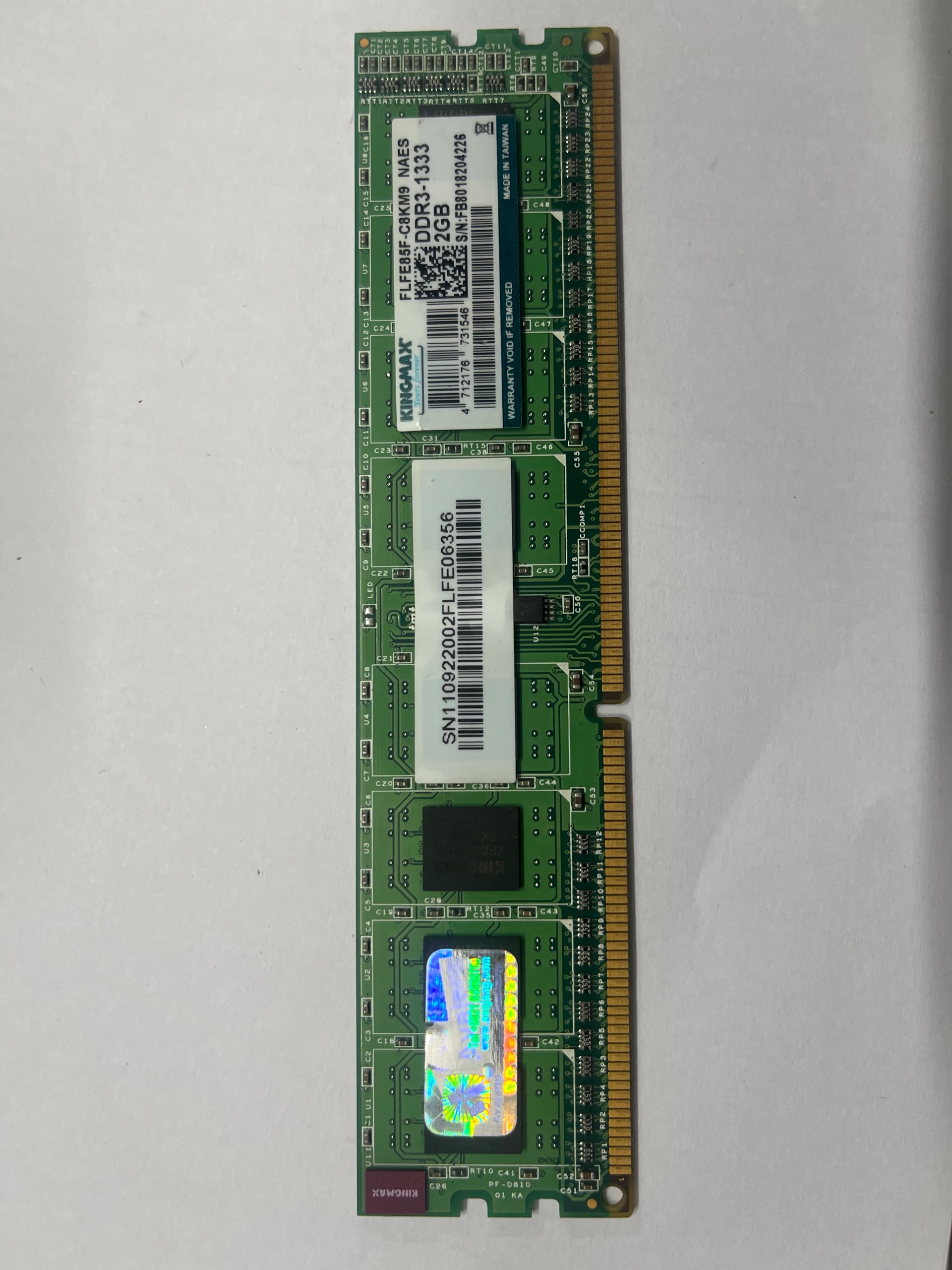 رم 2 گیگابایت DDR2-1066 کینگ مکس(KingMax)دو ور چیپ