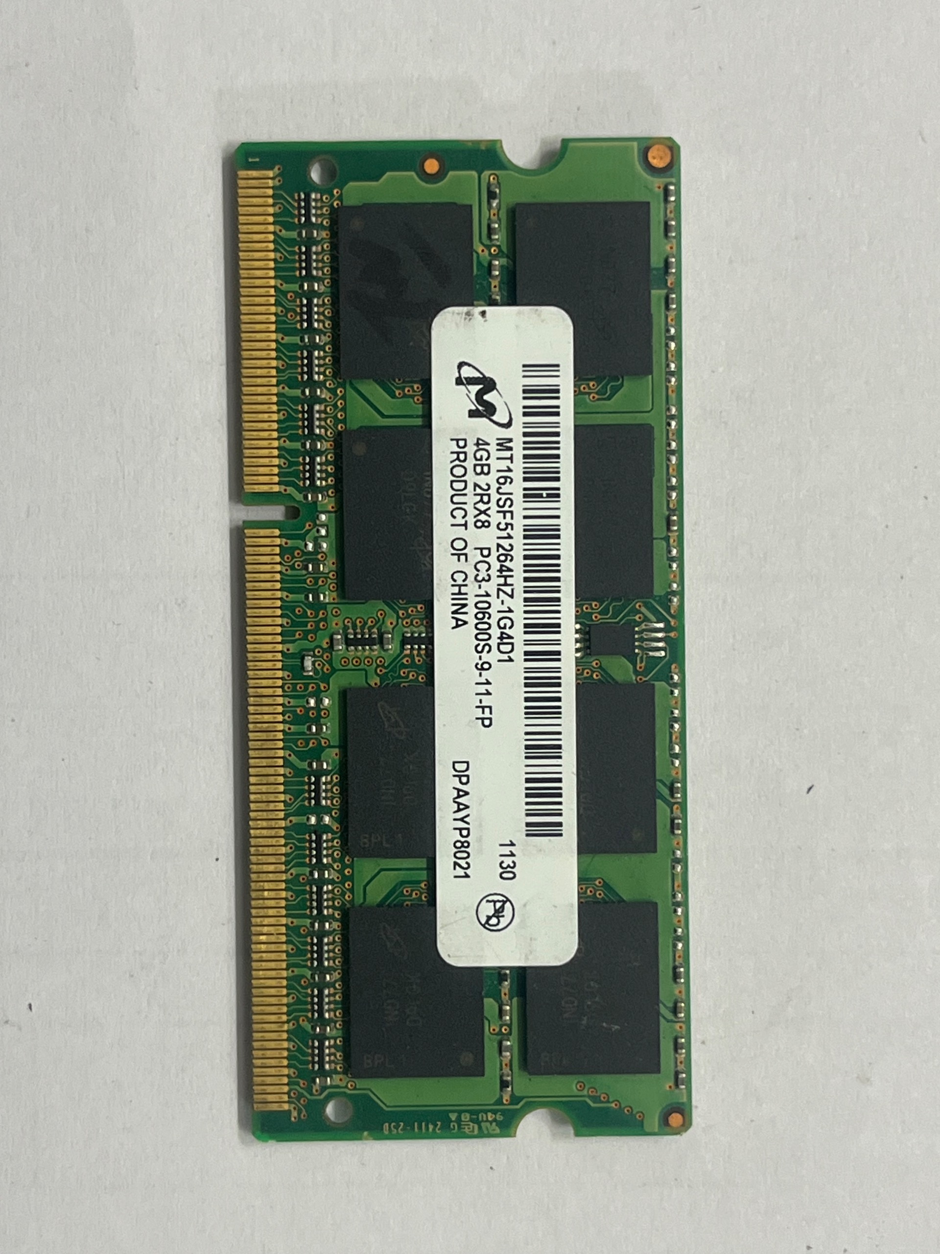 رم لپ تاپ 4 گیگابابت PC3-1333