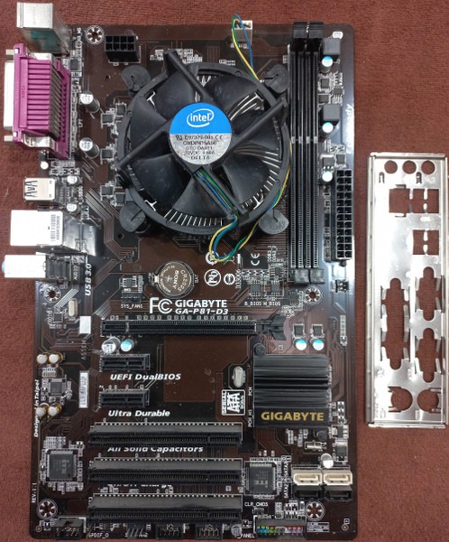 باندل گیگابایتGA-P81-D3پردازنده G3250،فن