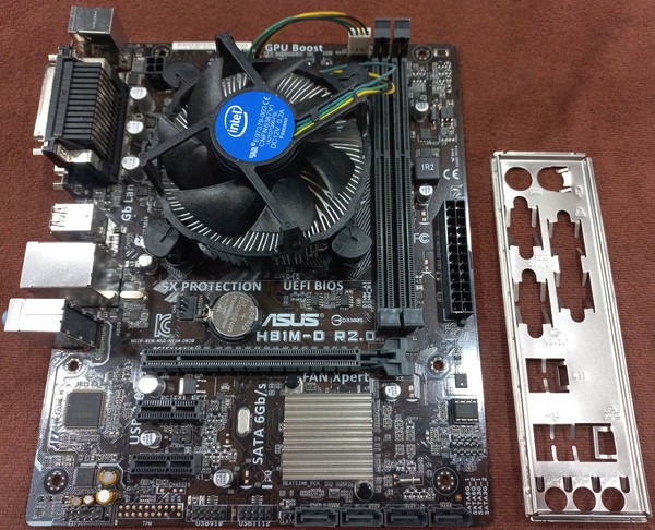 باندل ایسوسH81M-D پردازنده G1820،فن