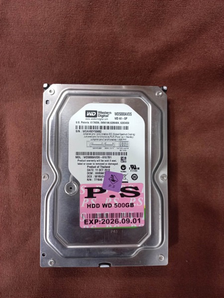 هارد استوک وسترن دیجیتال WD500AVDS 500