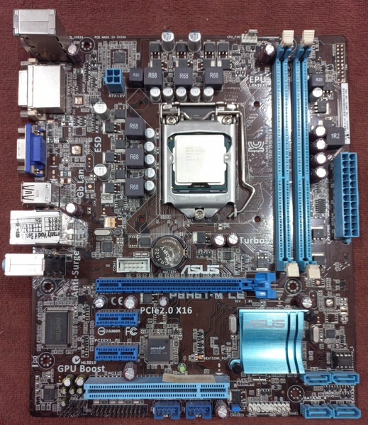 باندل ایسوس P8H61-MLE بافن و پردازنده G620