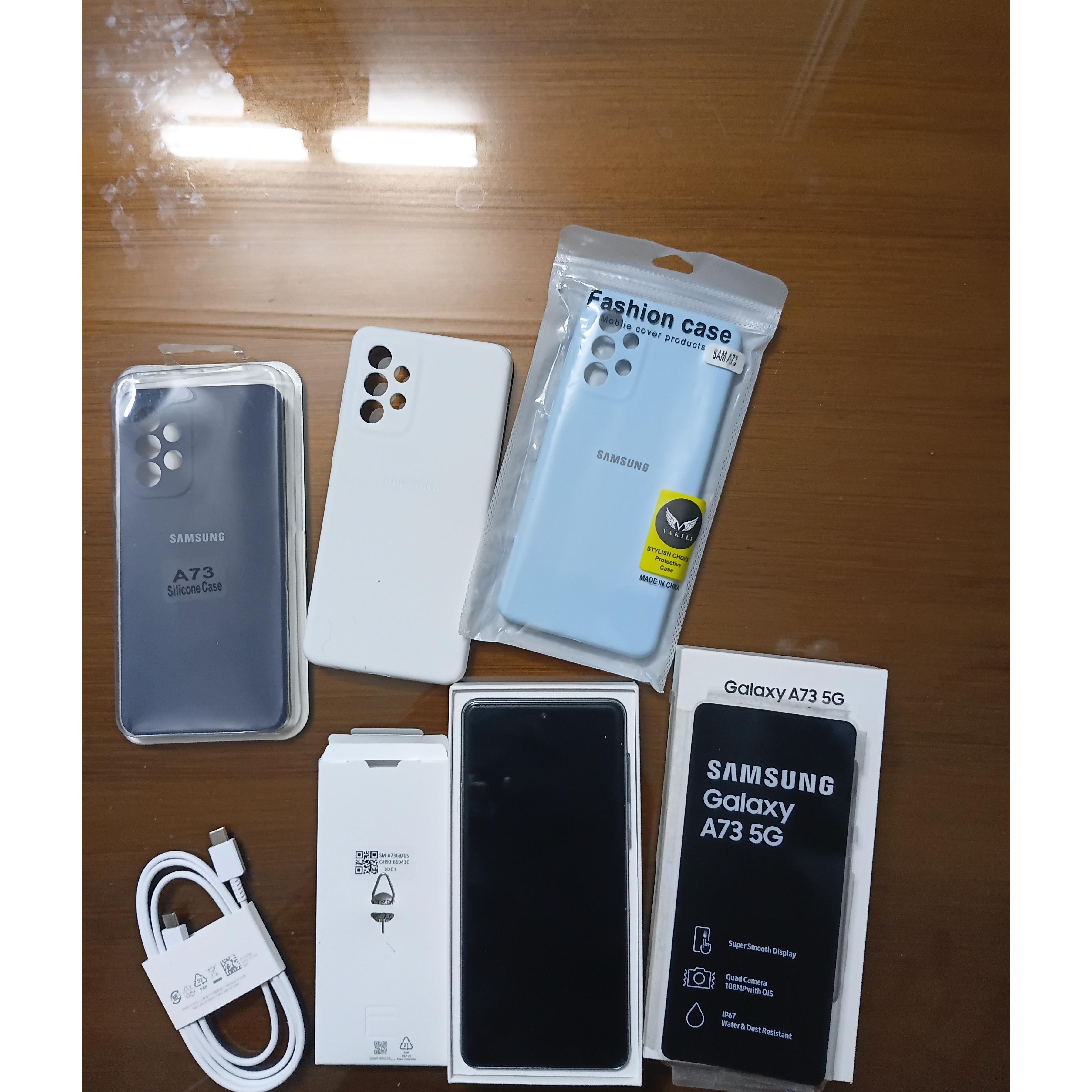 Galaxy A73(256-8) فقط 3 روز تست شده