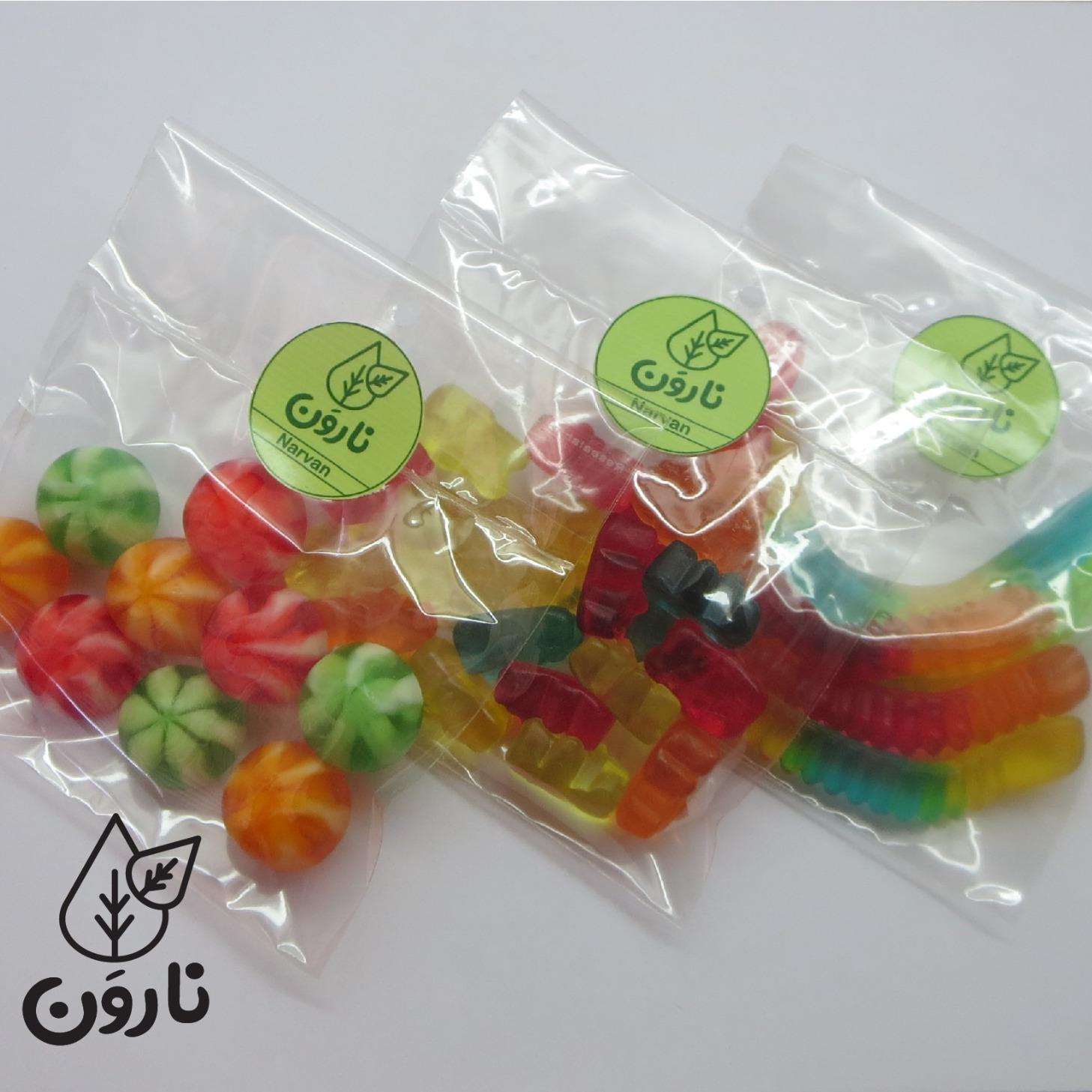 پاستیل خرسی ، کرمی ، توپی