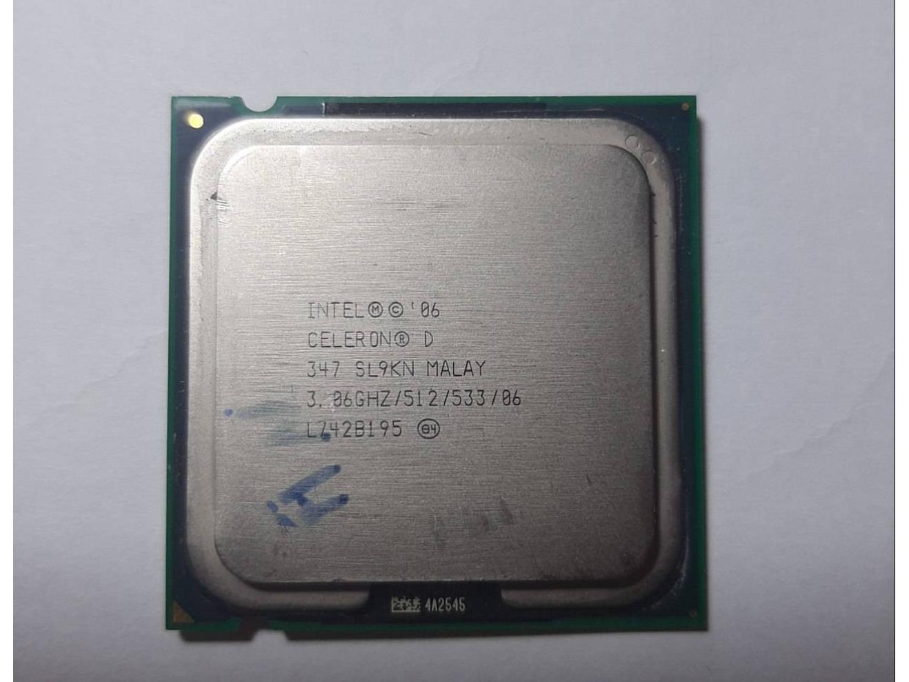 CPU Intel Celeron D 347/3.06GHZ/512/533