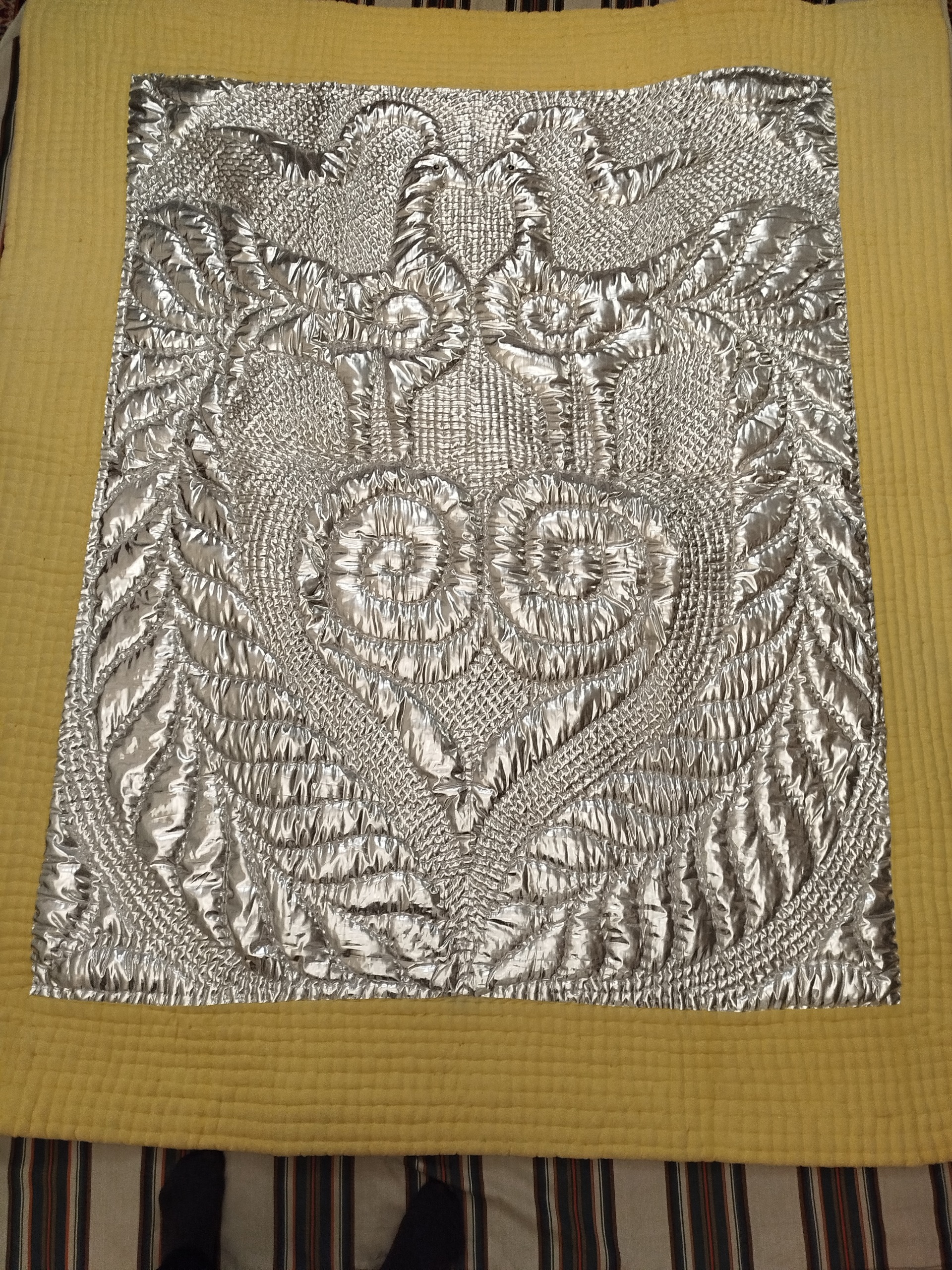 لحاف قدیمی عروس (دست دوز )