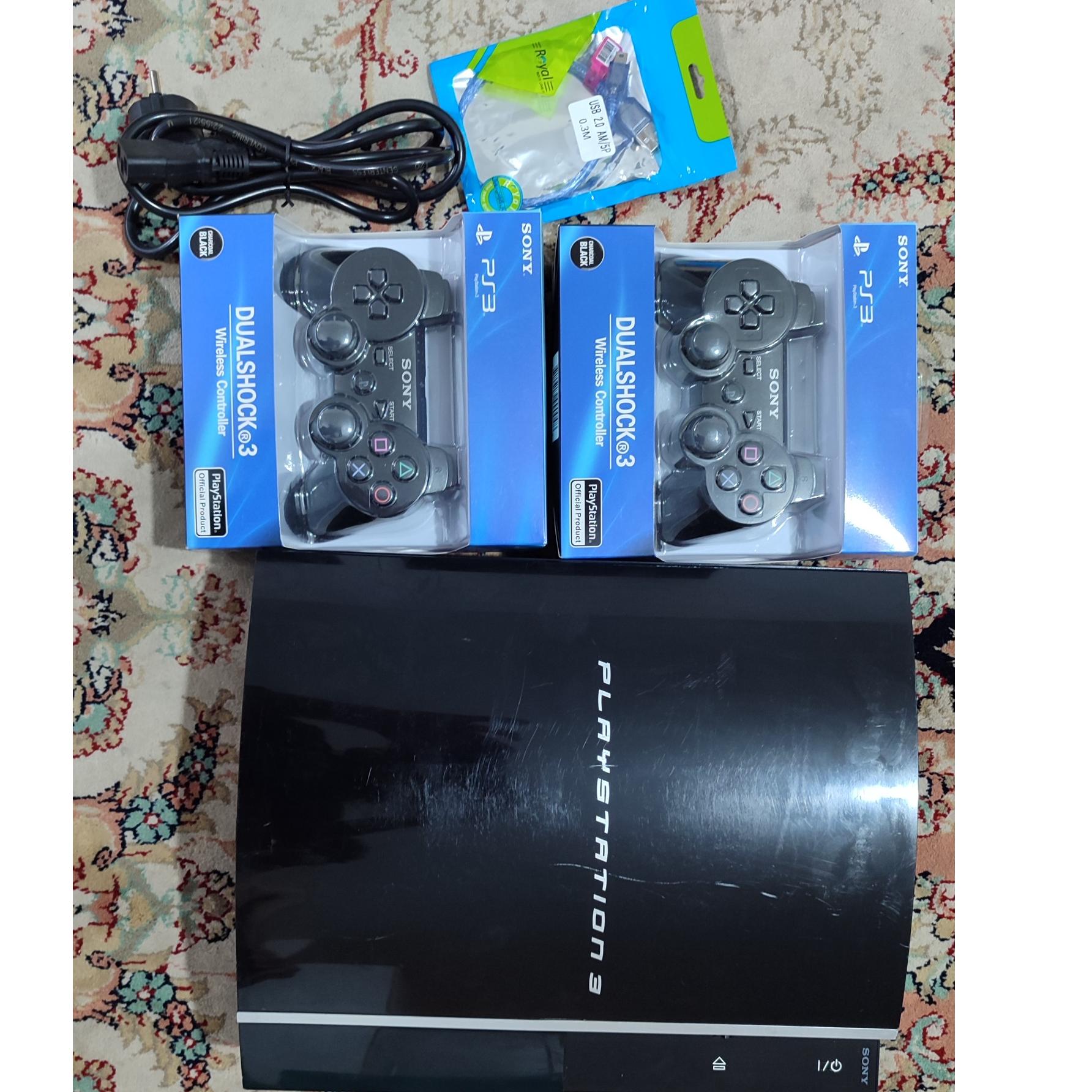 کنسول ps3 همراه 22 دسته