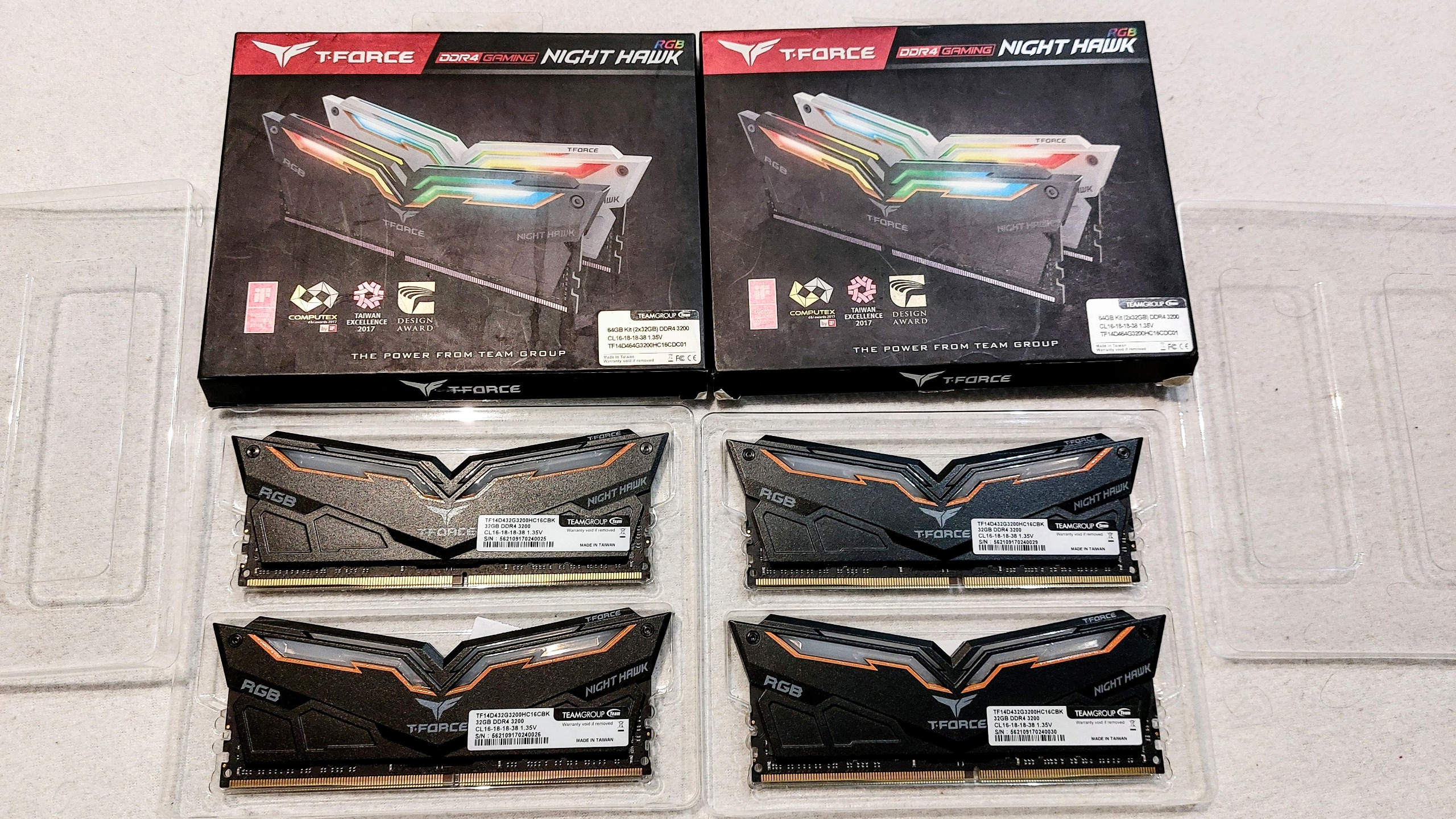 ARGB TeamGroup 128GB = 32GB × 4 DDR4(توضیحات)