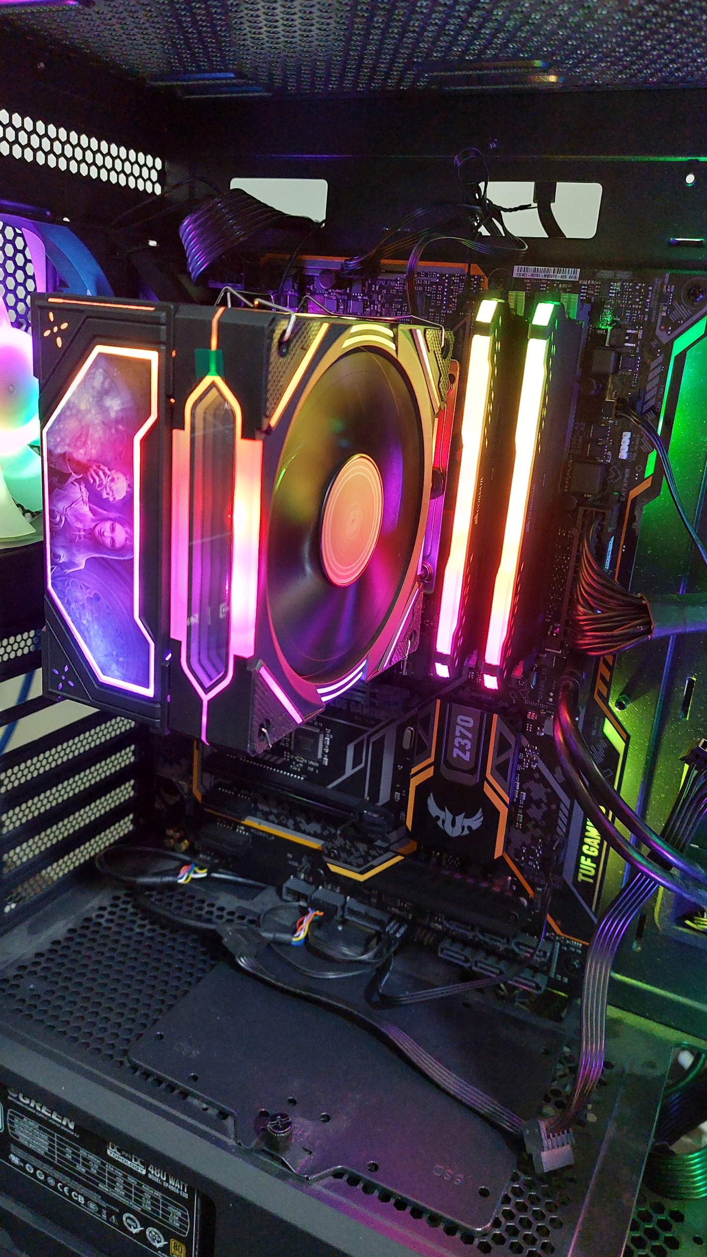 باندل TUF,i7 8700k,رم 16 گیگ,هیت سینک(توضیحات)