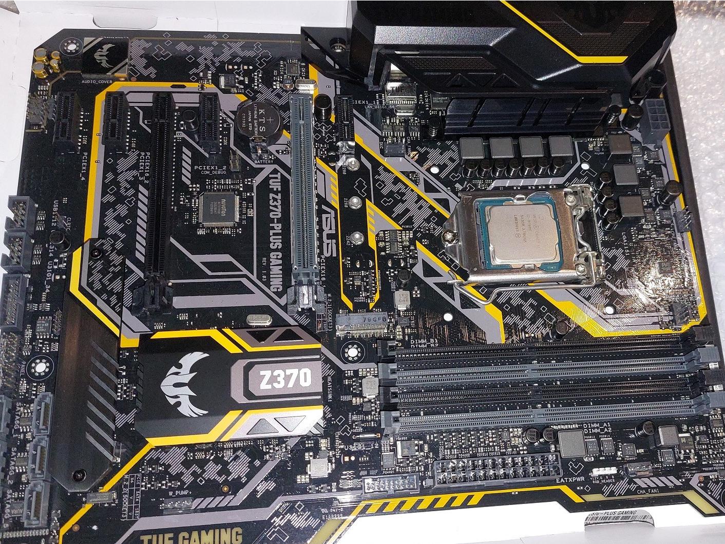باندل ASUS TUF Z370 ,i7 8700k (توضیحات)