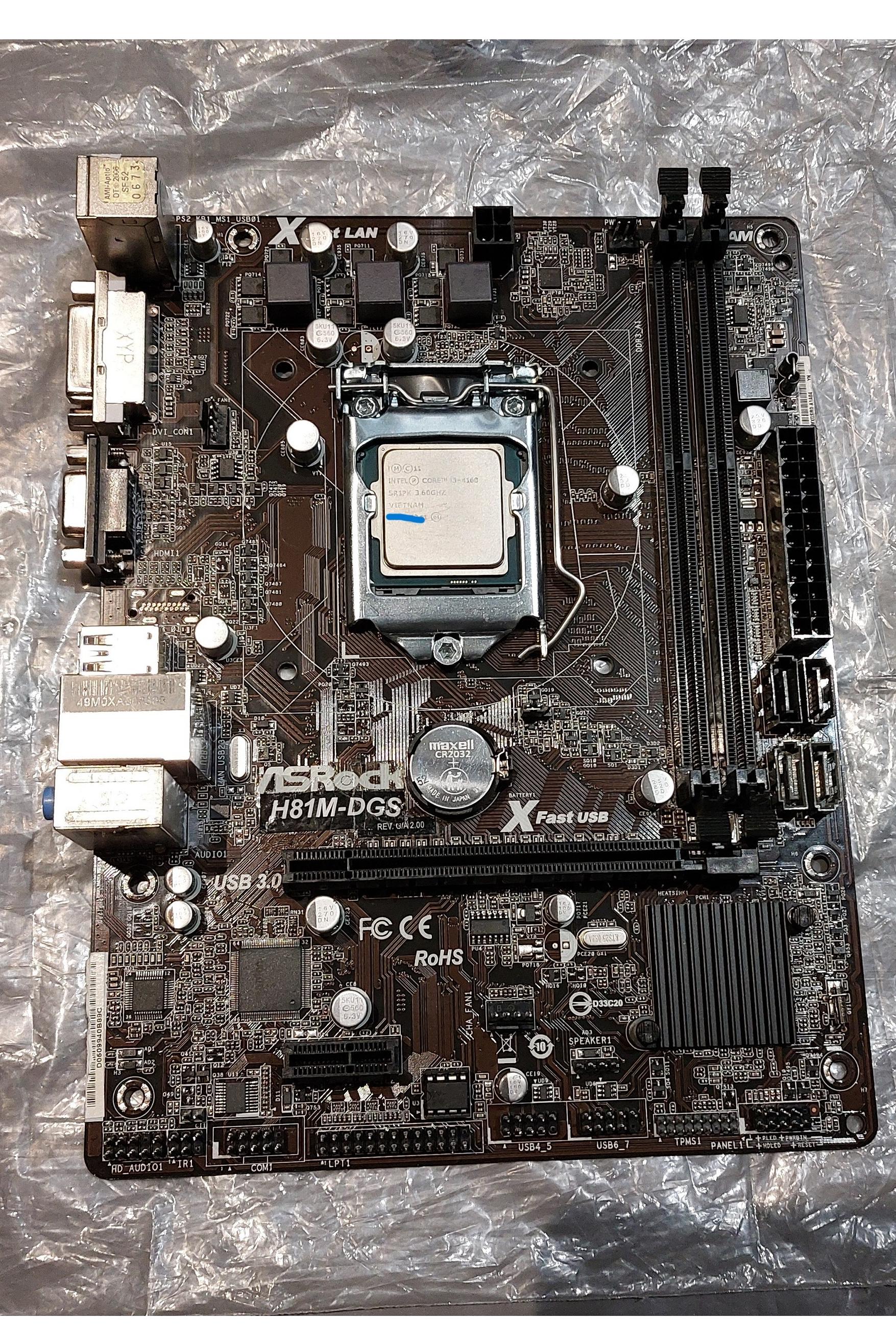 باندل i3 4160 با ASrock H81M-DGS R2.0 {توضیحات}