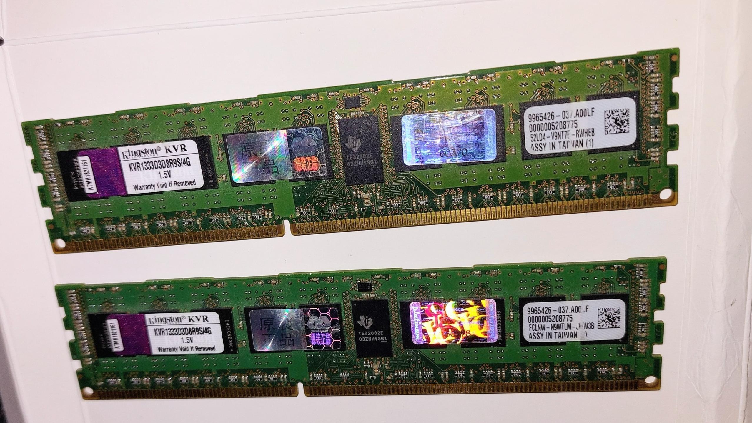 رم4 گیگ (سرور) DDR3 کینگستون باس 1333{توضیحات}