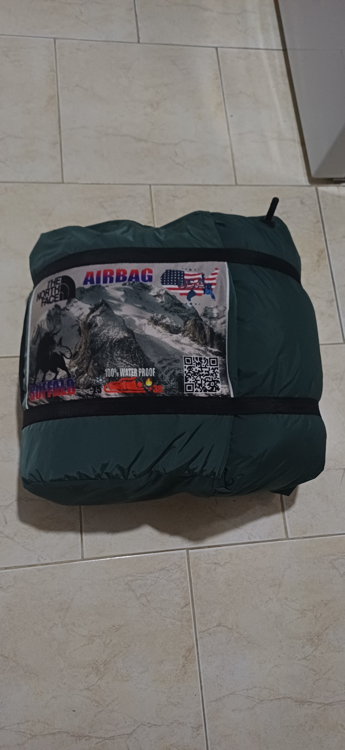 کیسه خواب برند northface اورجینال آکبند