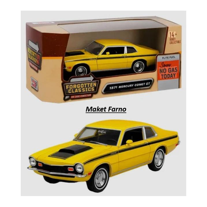 ماکت ماشین فلزی مرکوری1971 MERCURY COMET GT
