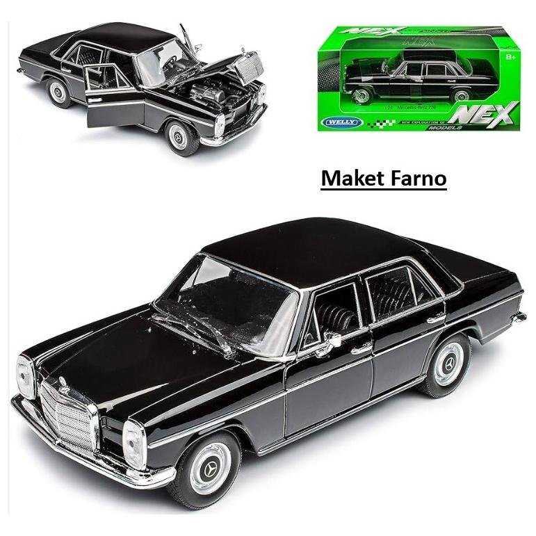 ماکت ماشین فلزی Mercedes Benz 220 برند ویلی WELLY