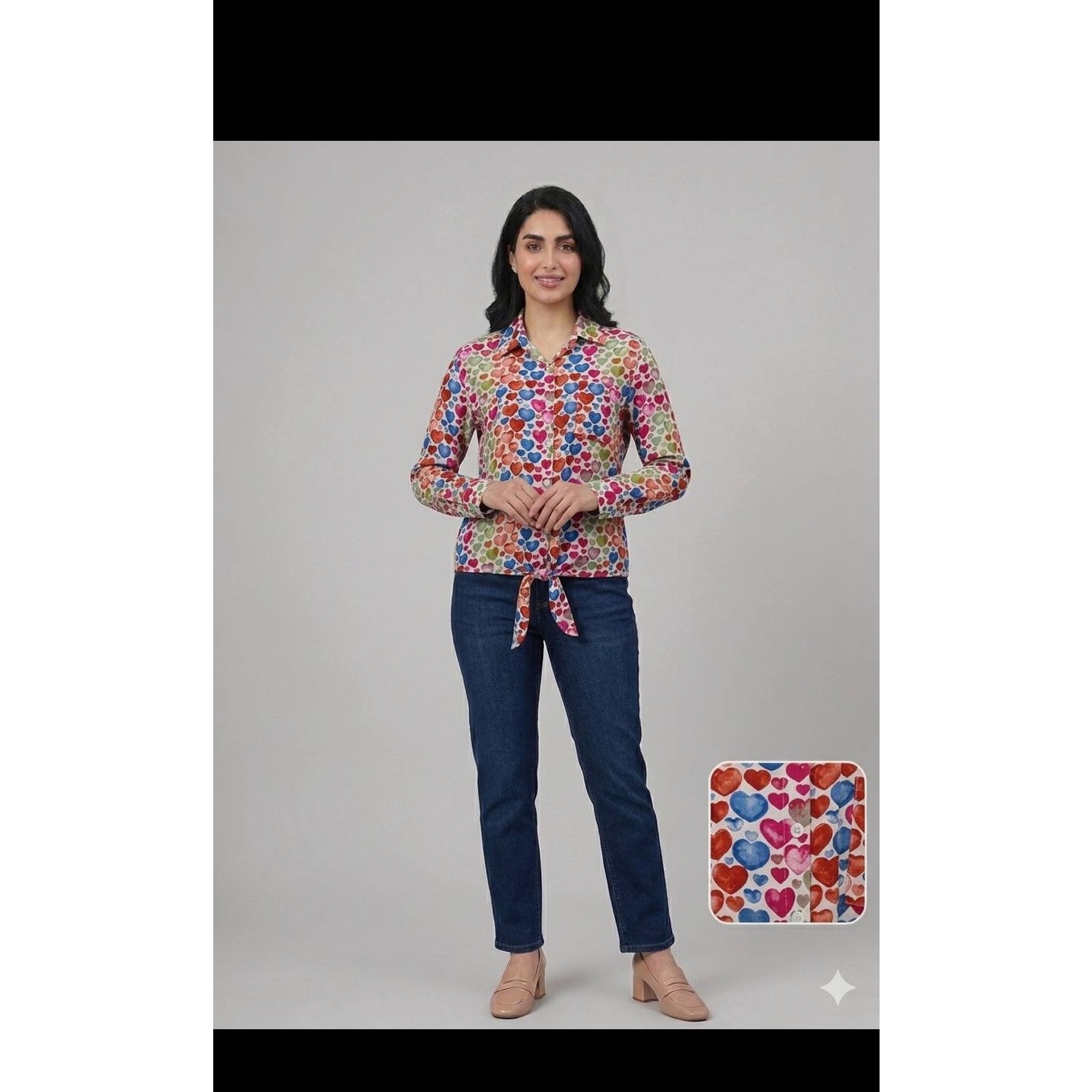 شومیز گره ای نخی