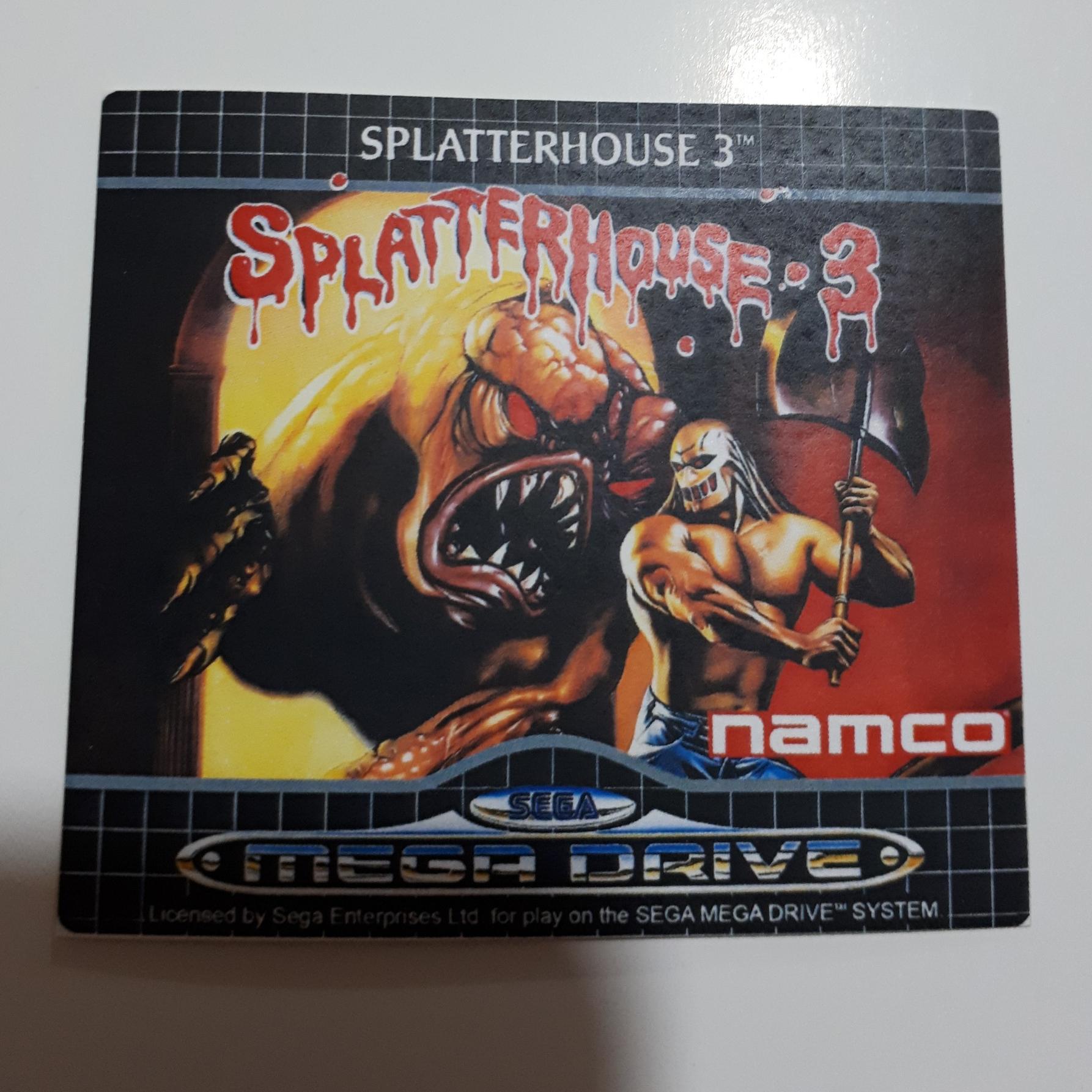 لیبل بازی سگا (Splatterhouse 3) اصل و اورجینال