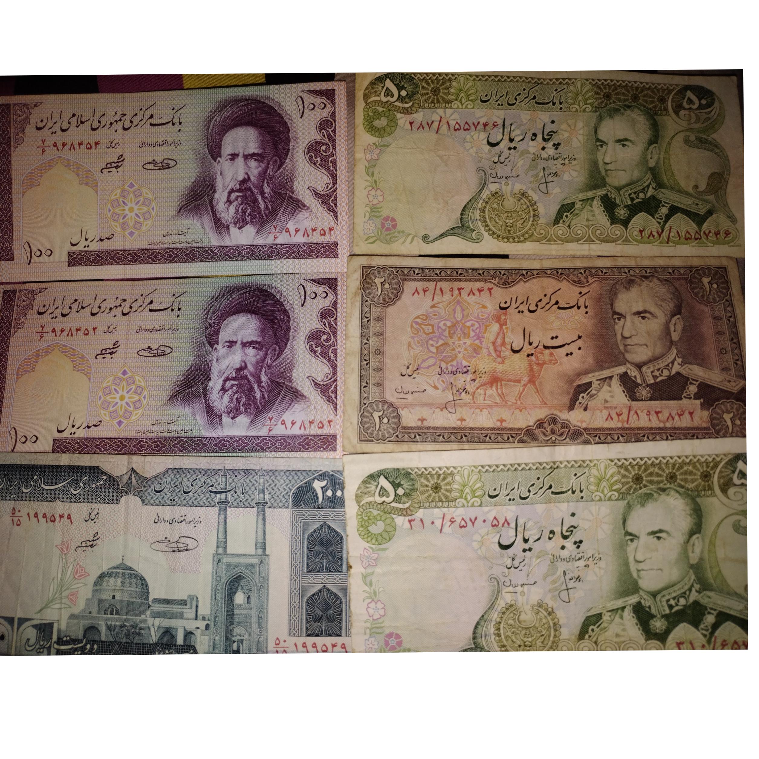 اسکناس 6 عدد باهم