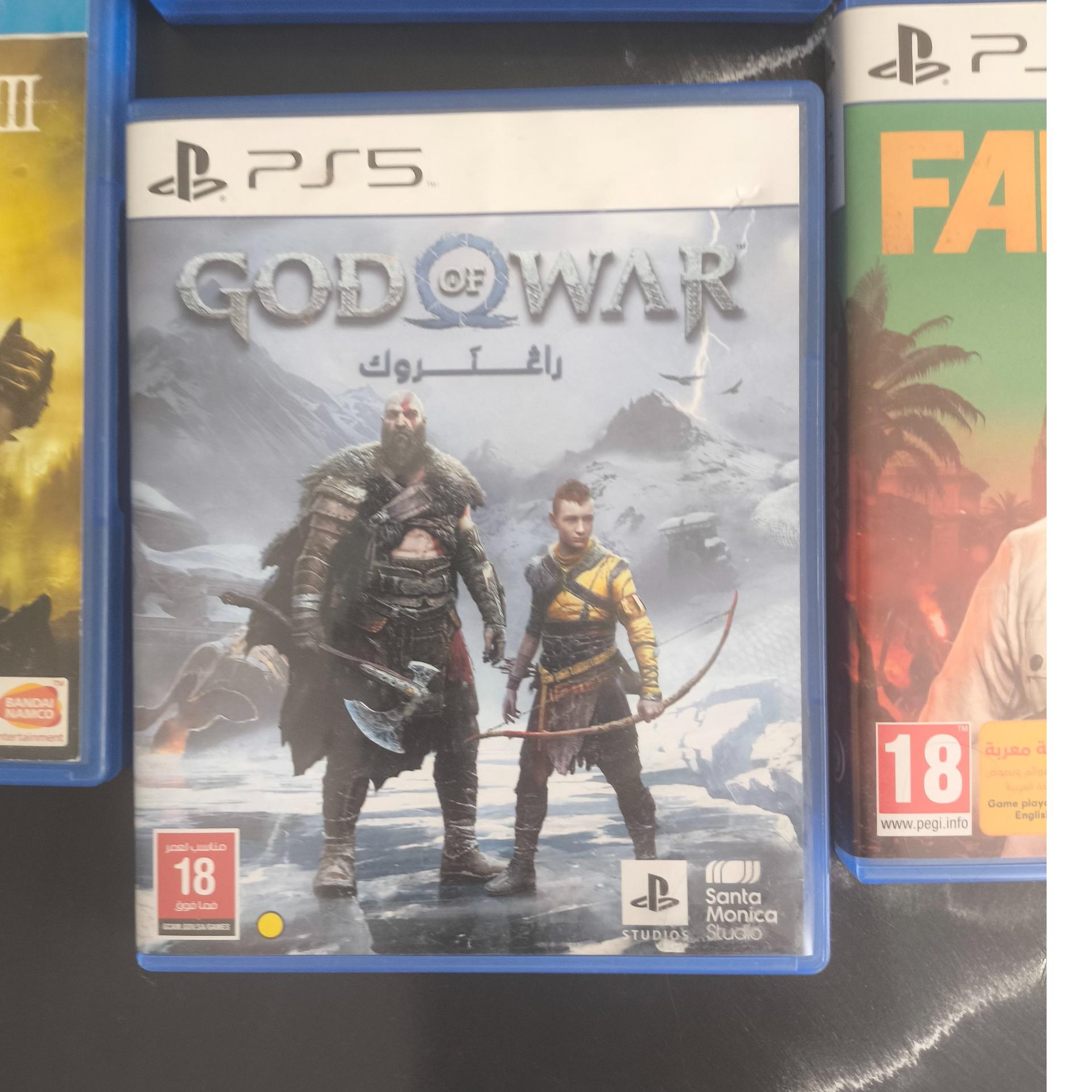 دیسک god of war Ragnarok برای ps5