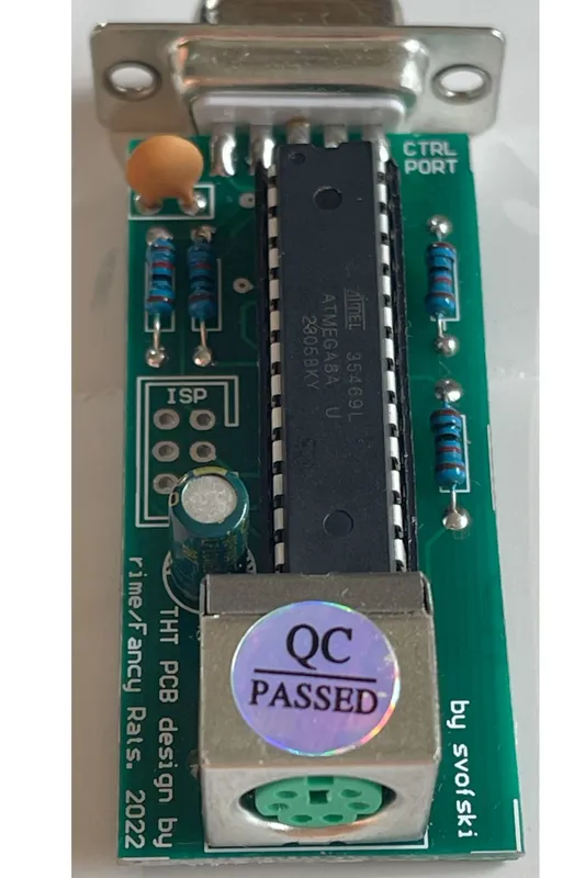 PS2 to 1351 mouse adapter Commodore 64/128 کمودور