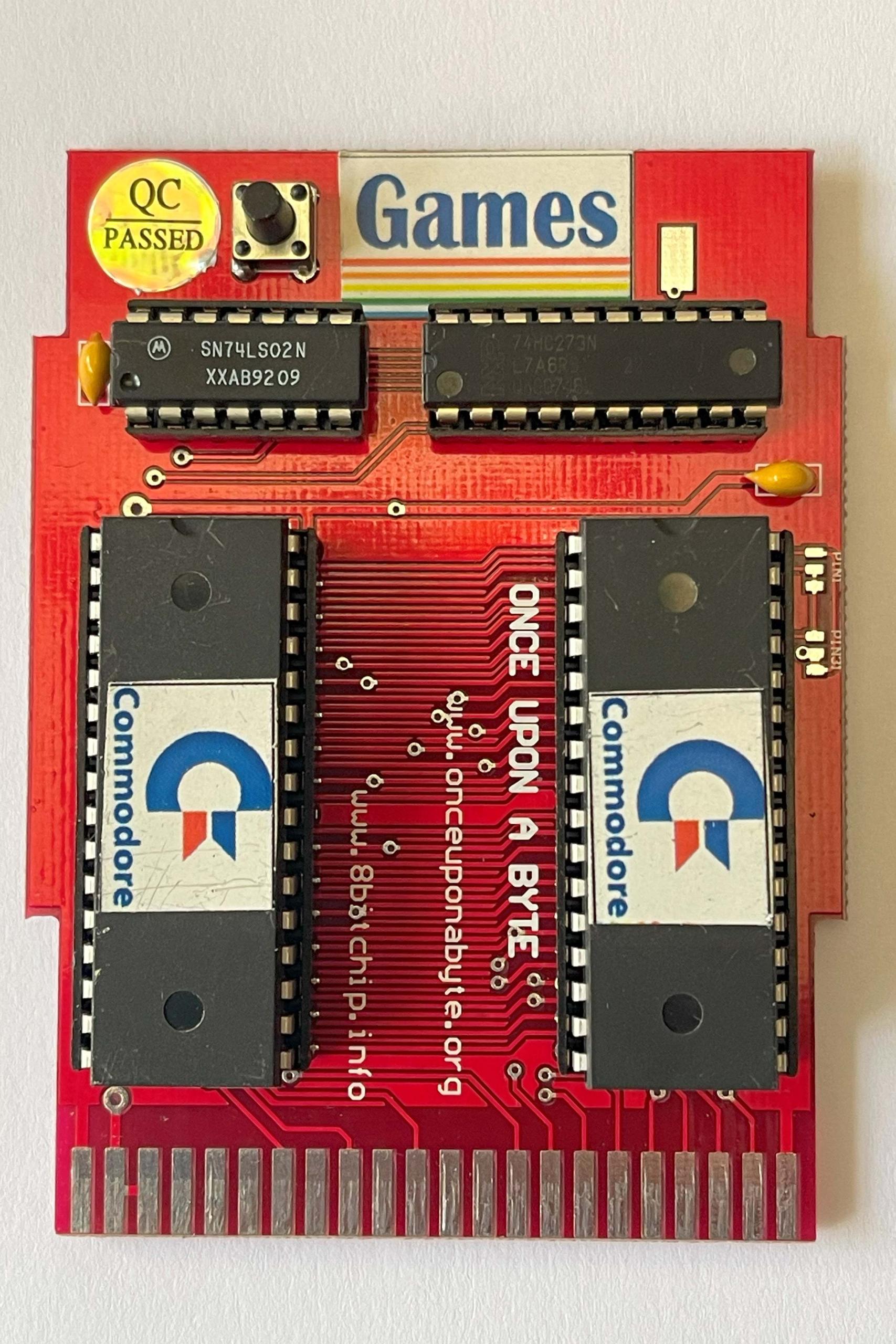 28 بازی کمودور در یک کارتریج Commodore 64