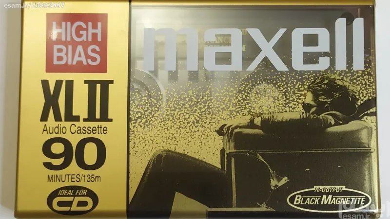  یک عدد نوار کاست MAXELL XL II 90s