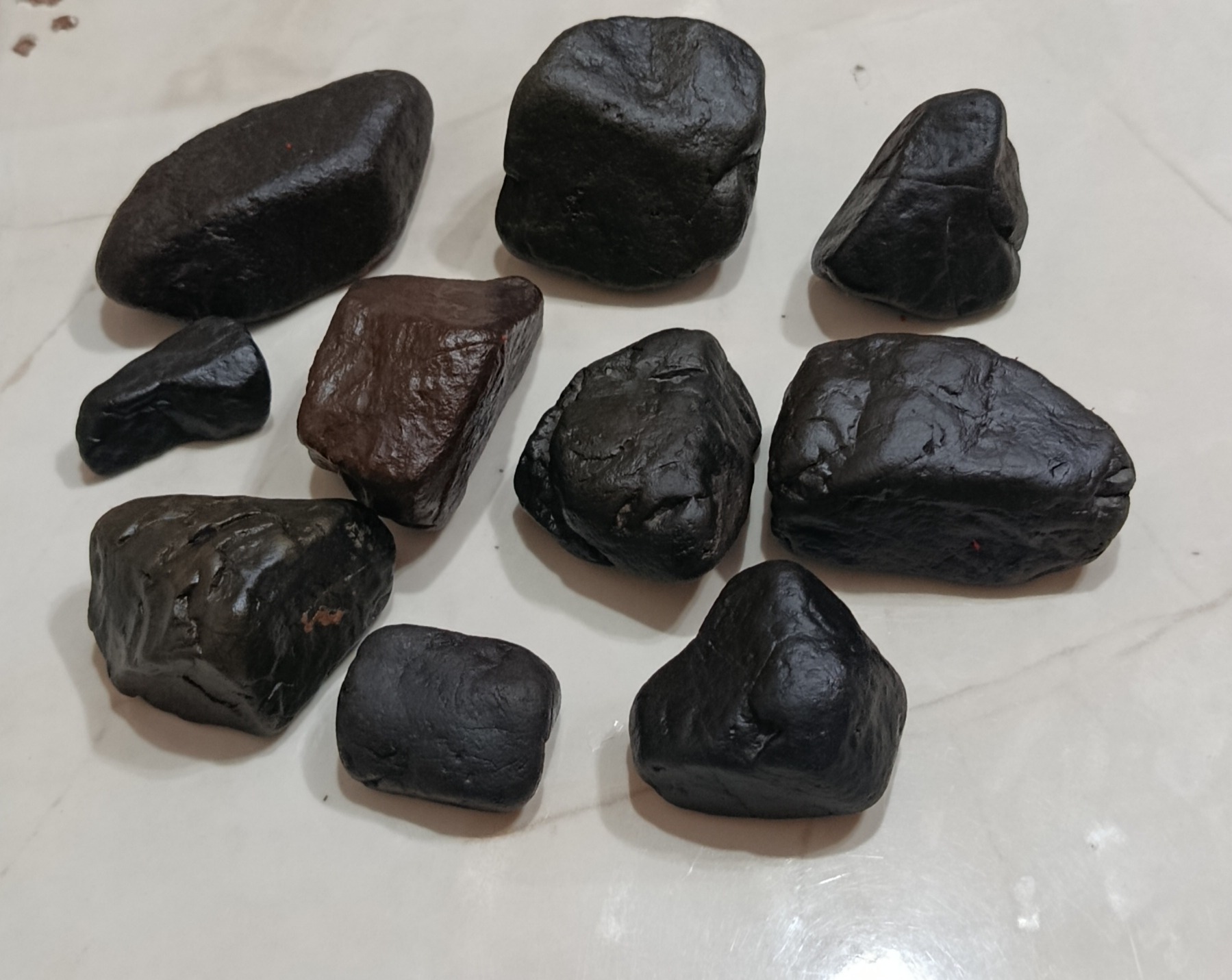 یک کیلو راف سیاه ذغالی شبق و اونیکس طبیعی