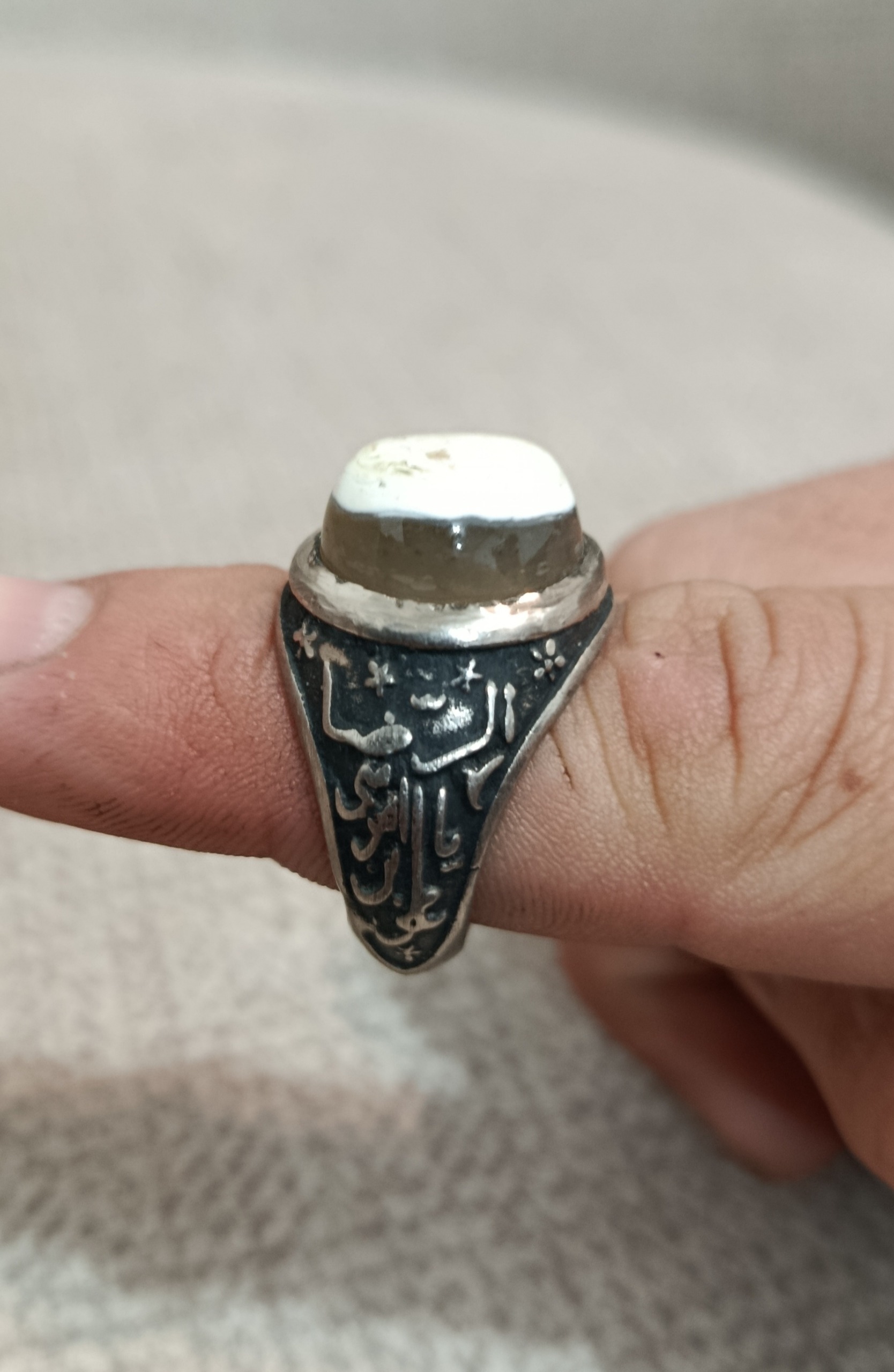 انگشتر عقیق کد 02