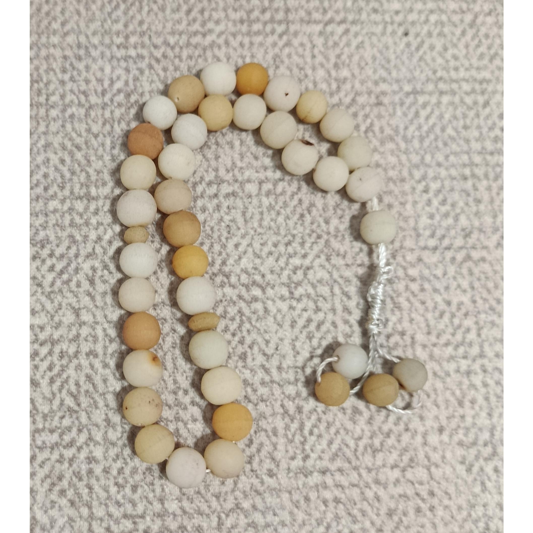 تسبیح هسته خرما تراش دست 33دانه