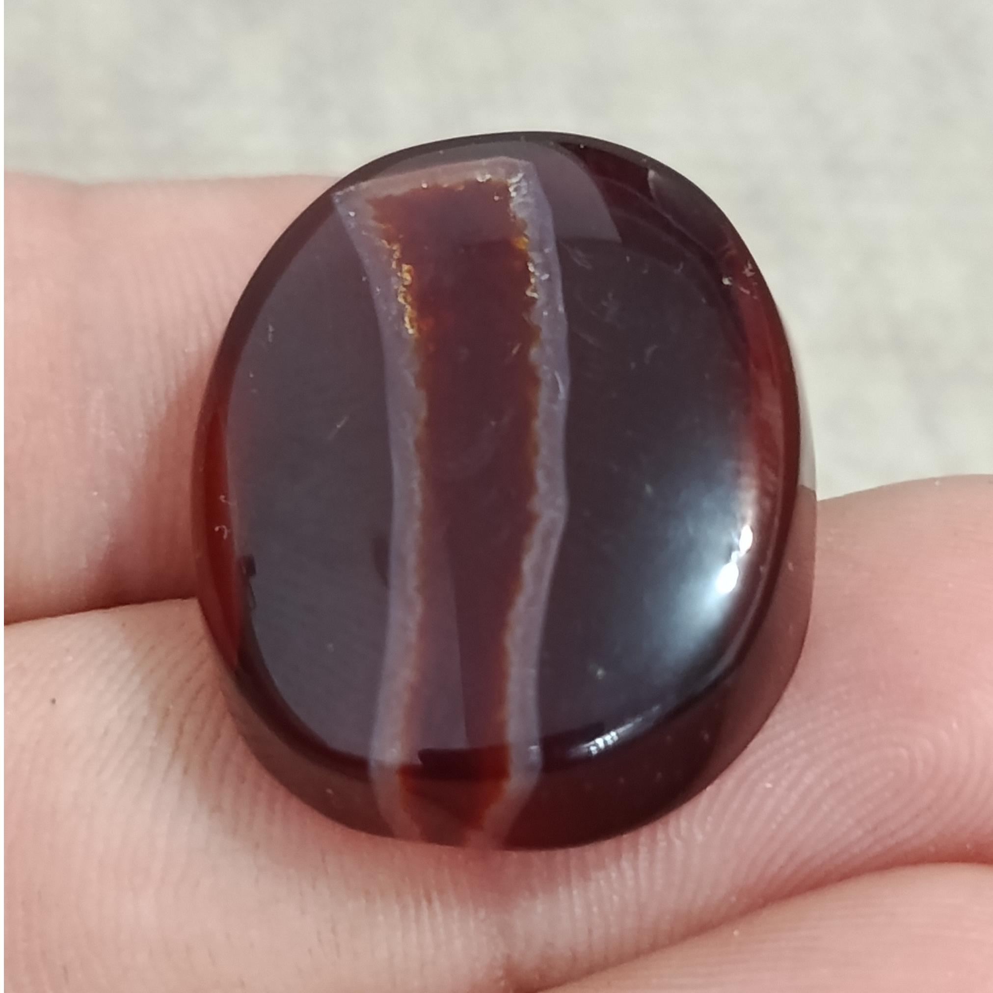 عقیق ژعود رنگ طبیعی