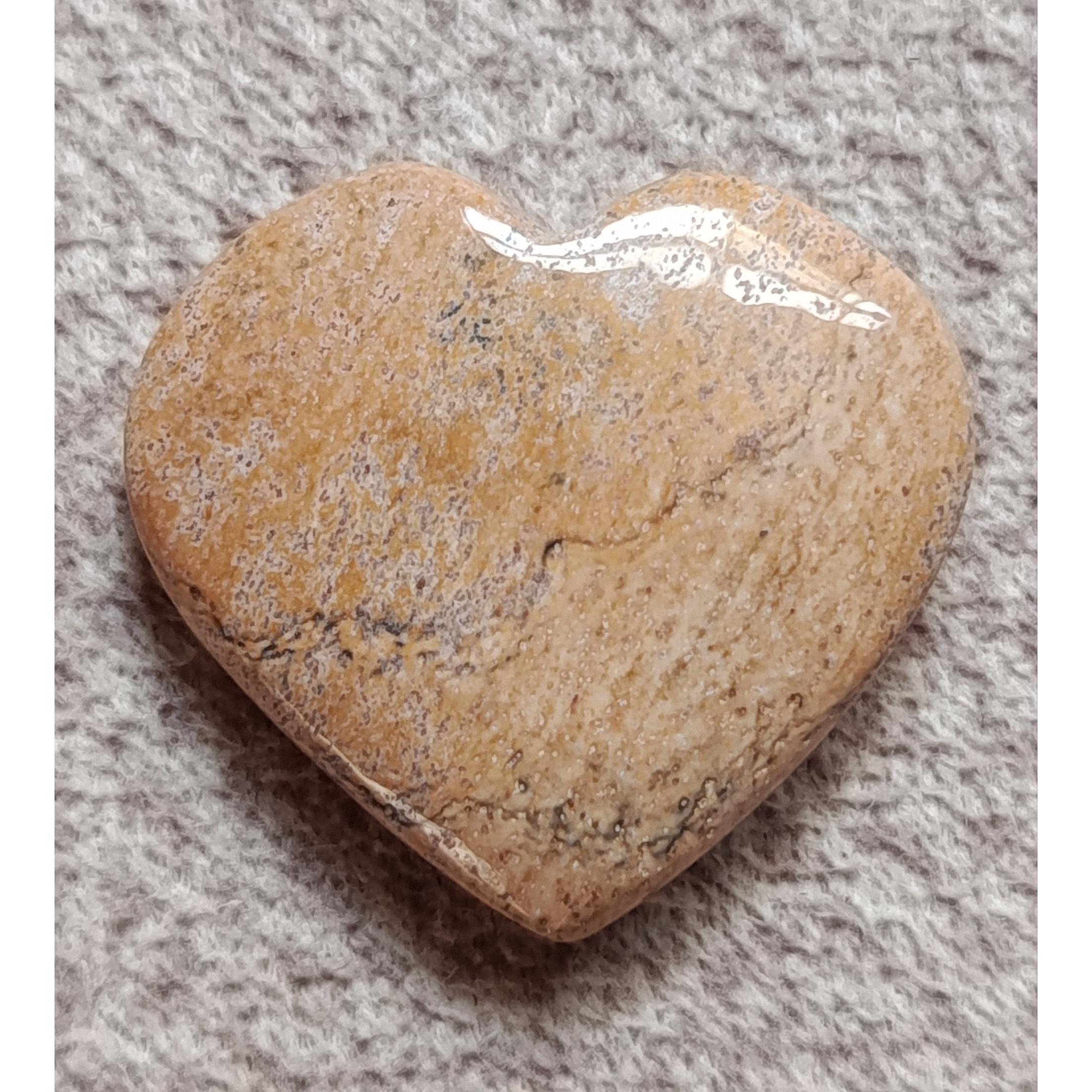 سنگ جاسپر پیکاسو (تراش قلب)