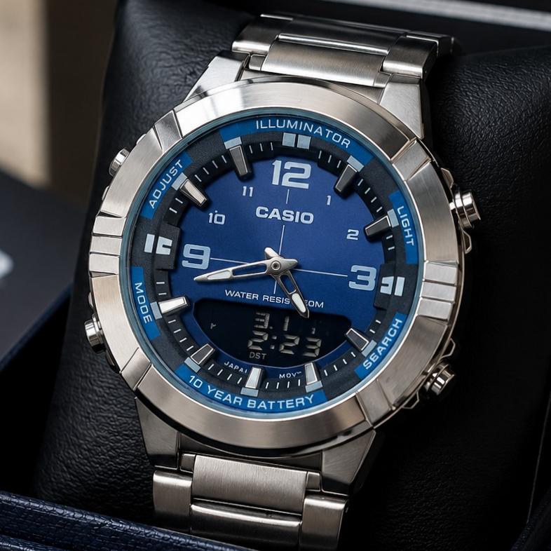CASIO اسپرت عقربه ای دیجیتال مردانه لاکچری
