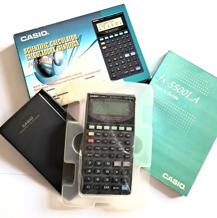 ماشین حساب مهندسی کاسیو CASIO FX-5500LA (توضیحات)