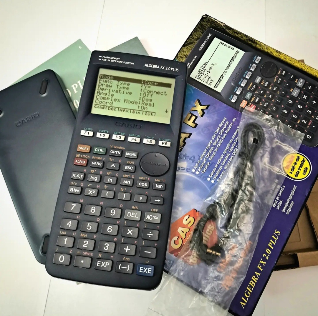 ماشین حساب کاسیو الجبرا fx2.0 plus(توضیحات مهم)