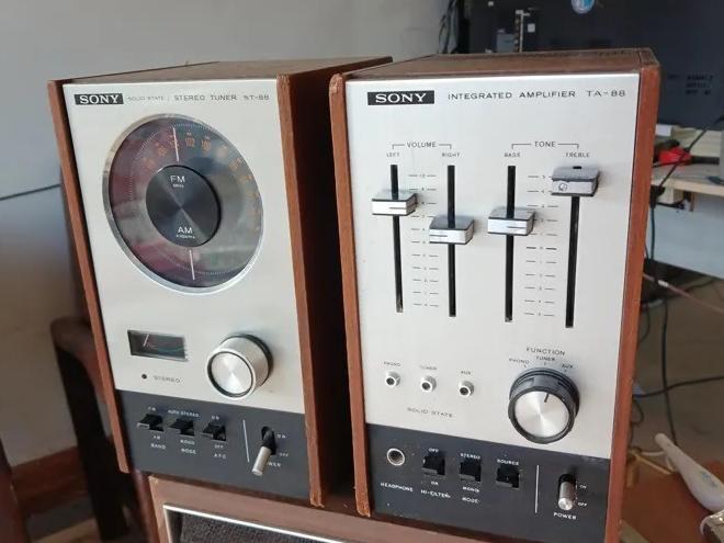 آمپلیفایر و تیونر نایاب سونی مدل ta-88