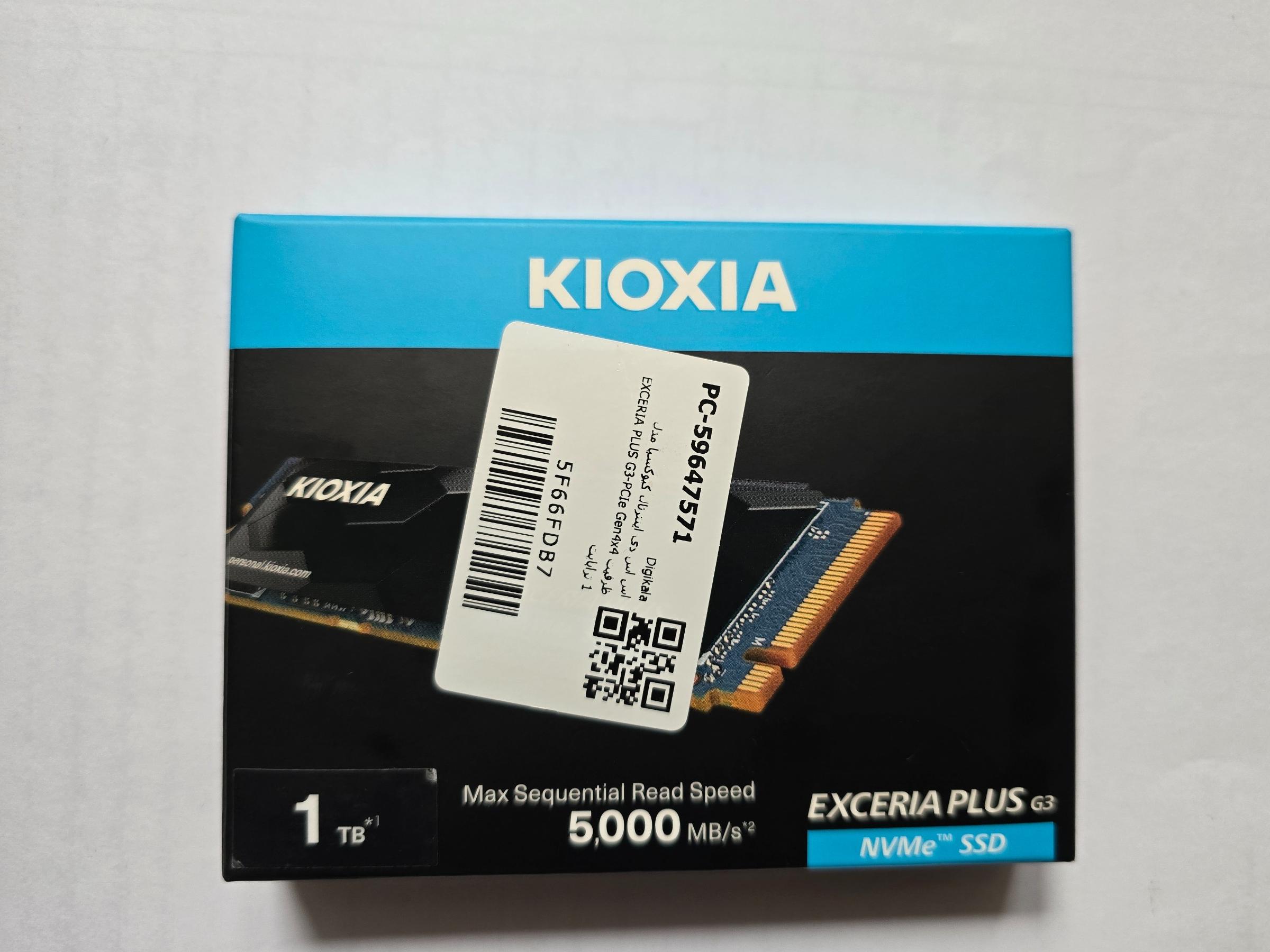 گارانتی دار 1tr Toshiba kioxia exerica plus G3