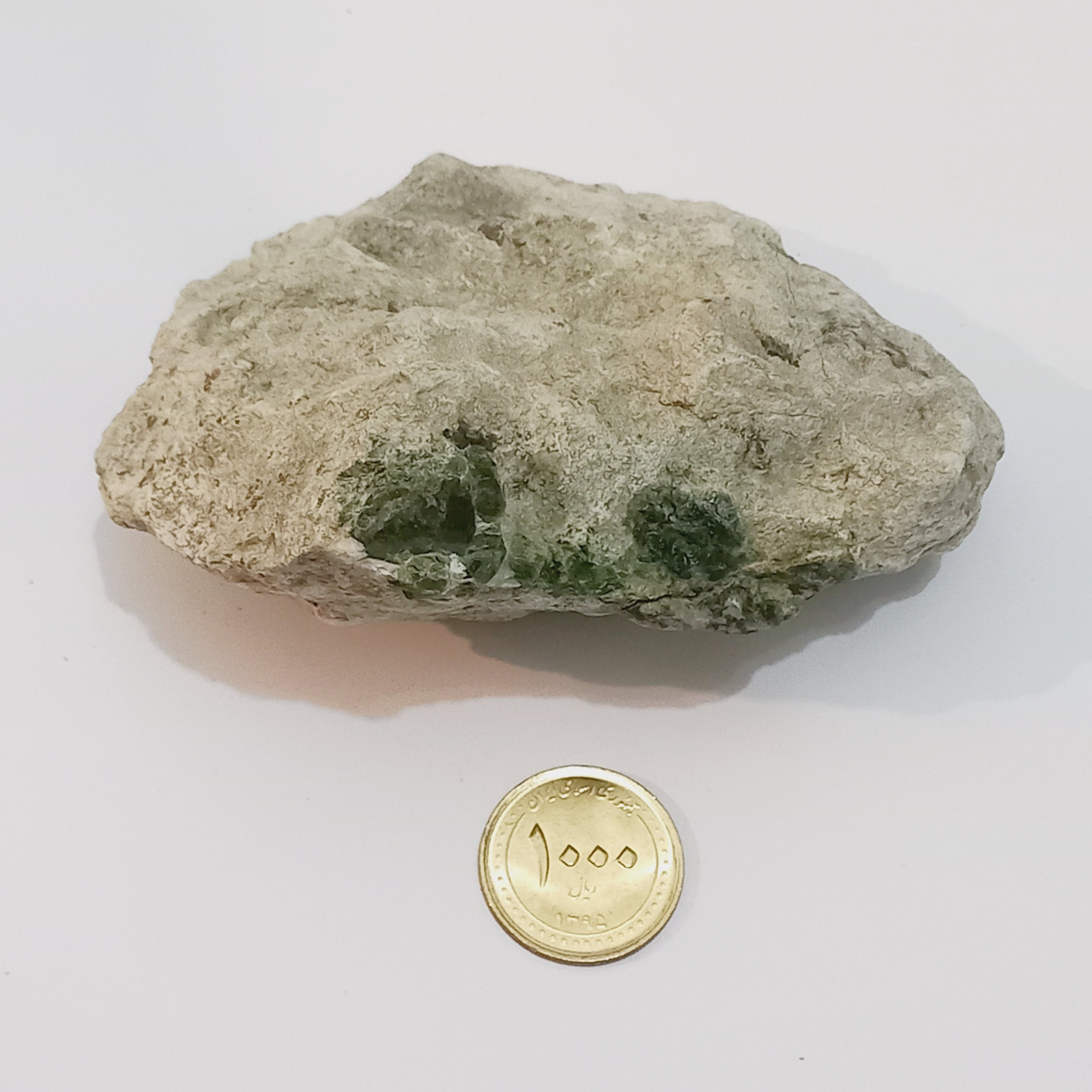 سنگ راف گارنت سبز جواهری کد 2