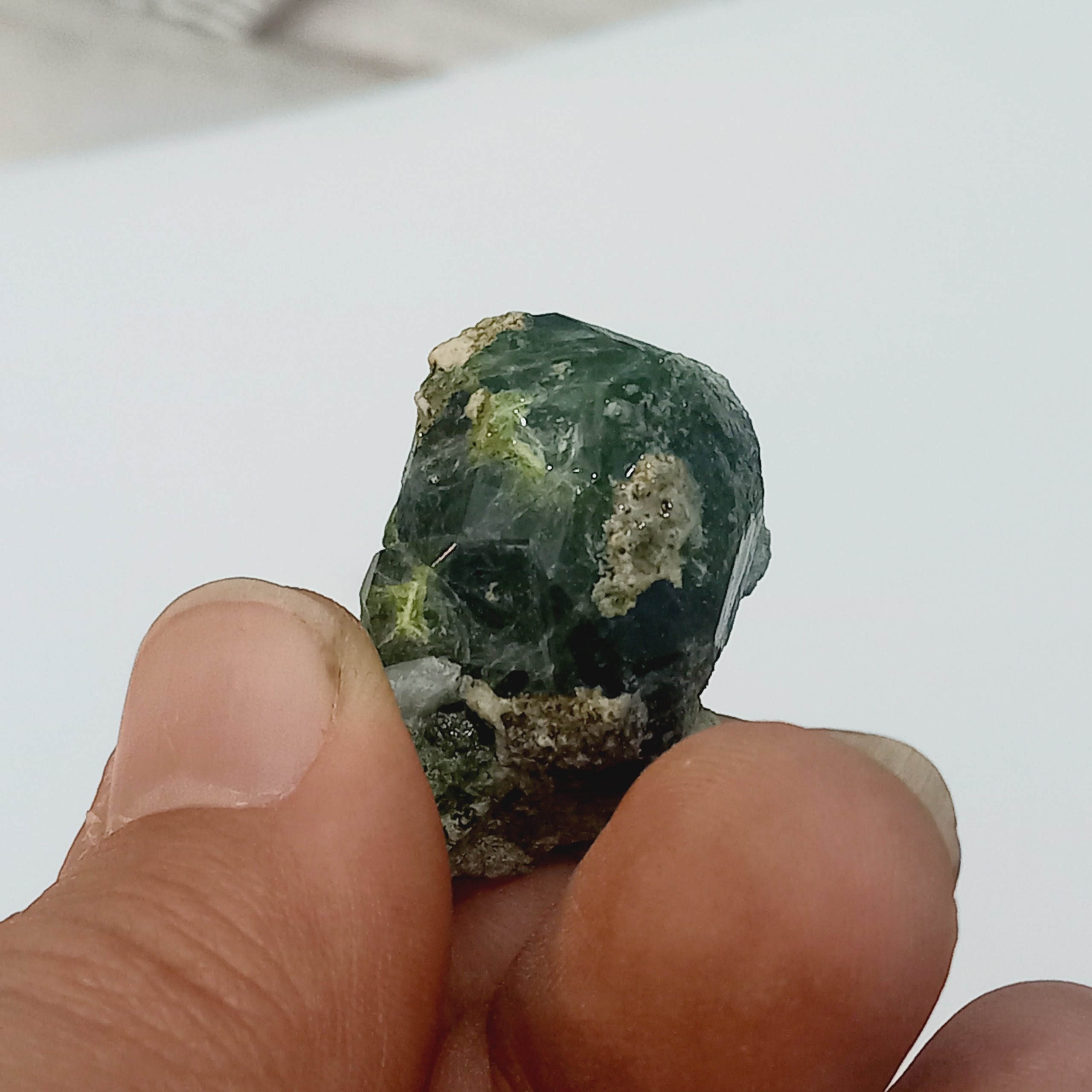 سنگ راف گارنت سبز جواهری کد 34