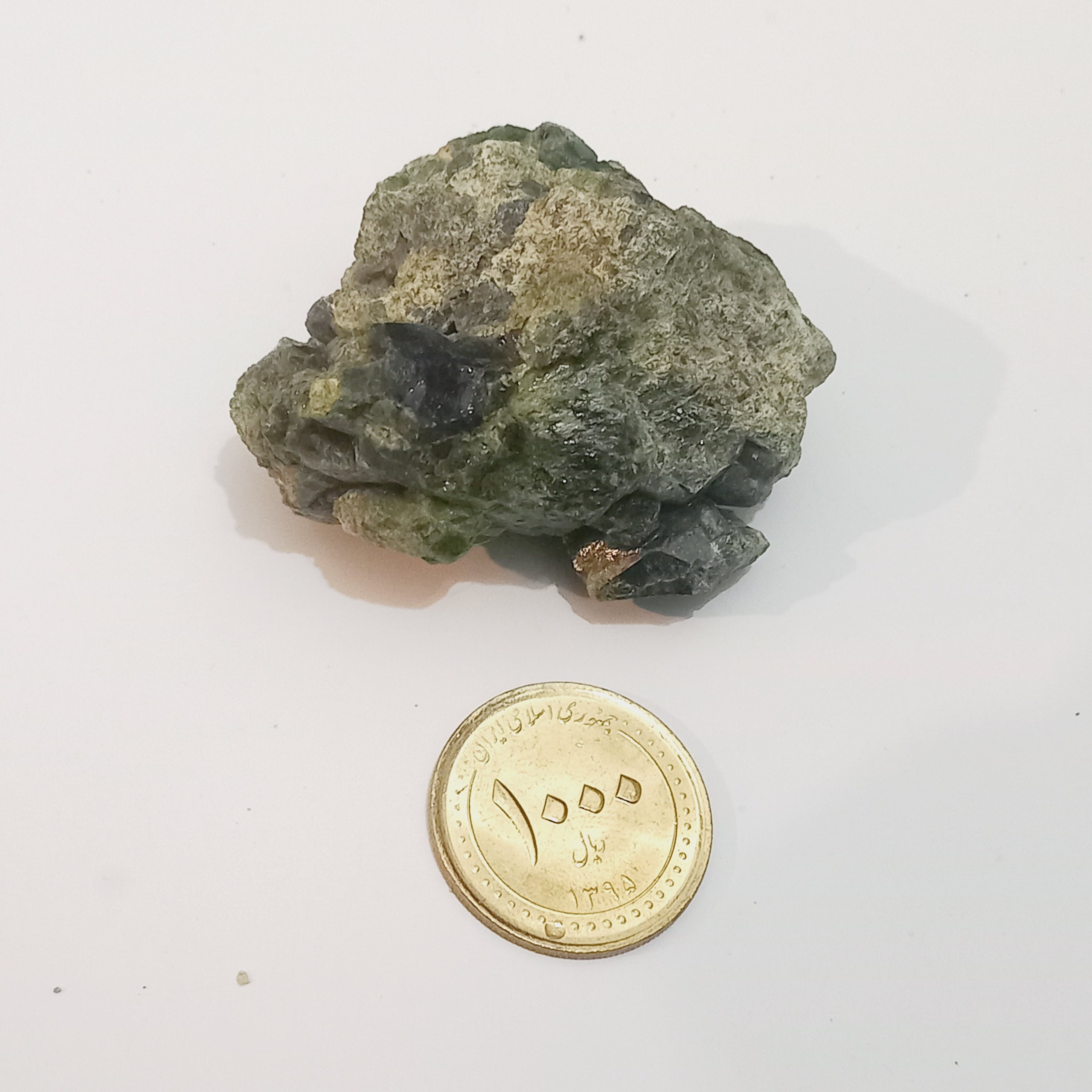 سنگ راف گارنت سبز جواهری کد 70