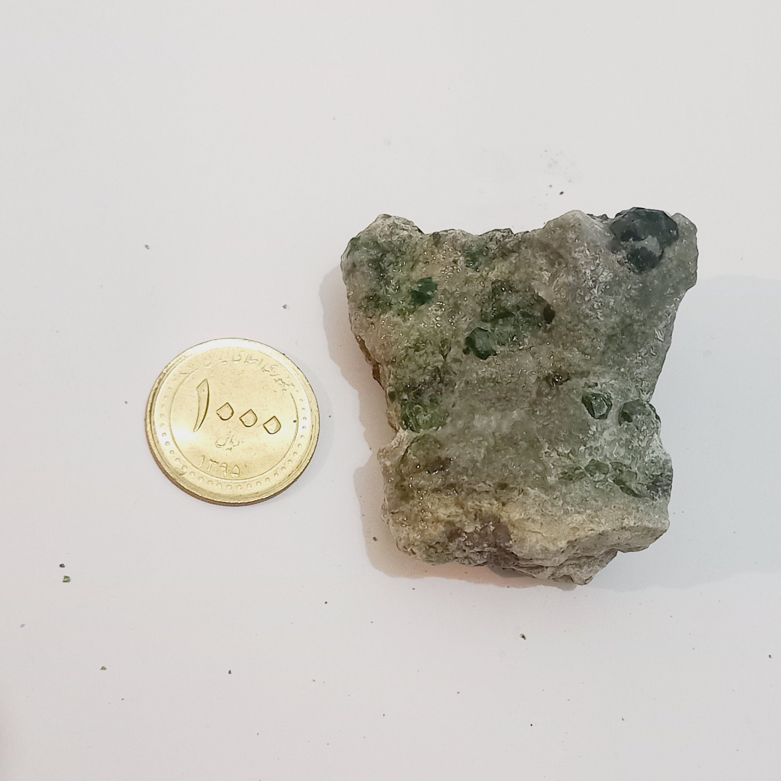 سنگ راف گارنت سبز جواهری کد 10000