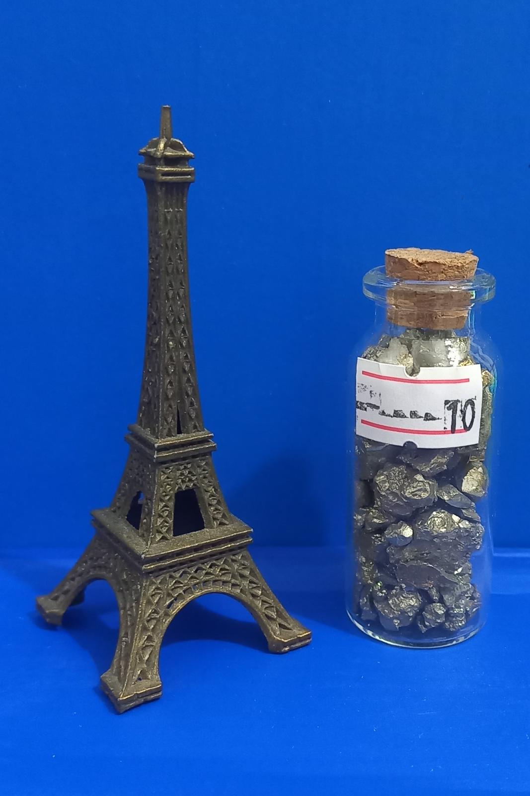 شیشه انرژی سنگ پیریت طلایی کد 10