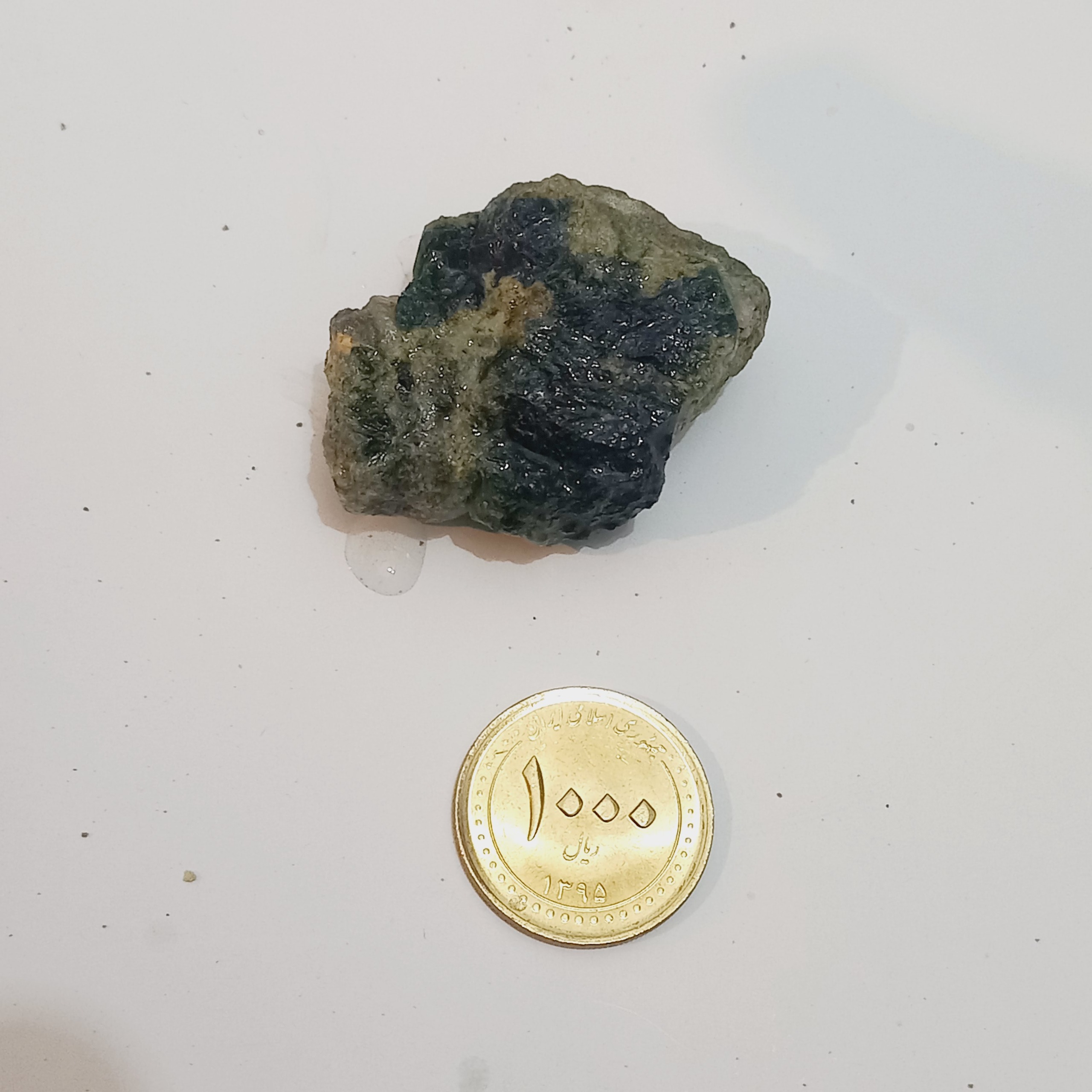 سنگ راف گارنت سبز جواهری کد 6000