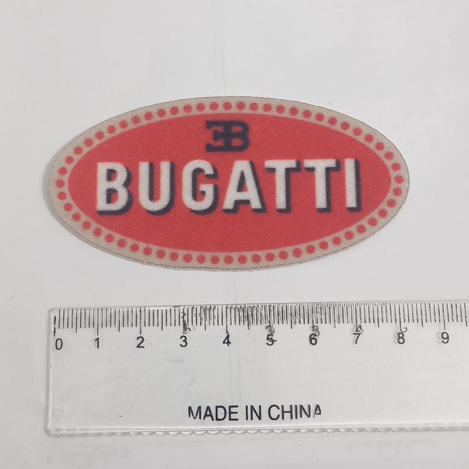 آرم پارچه ای حوله ای طرح بوگاتی Bugatti