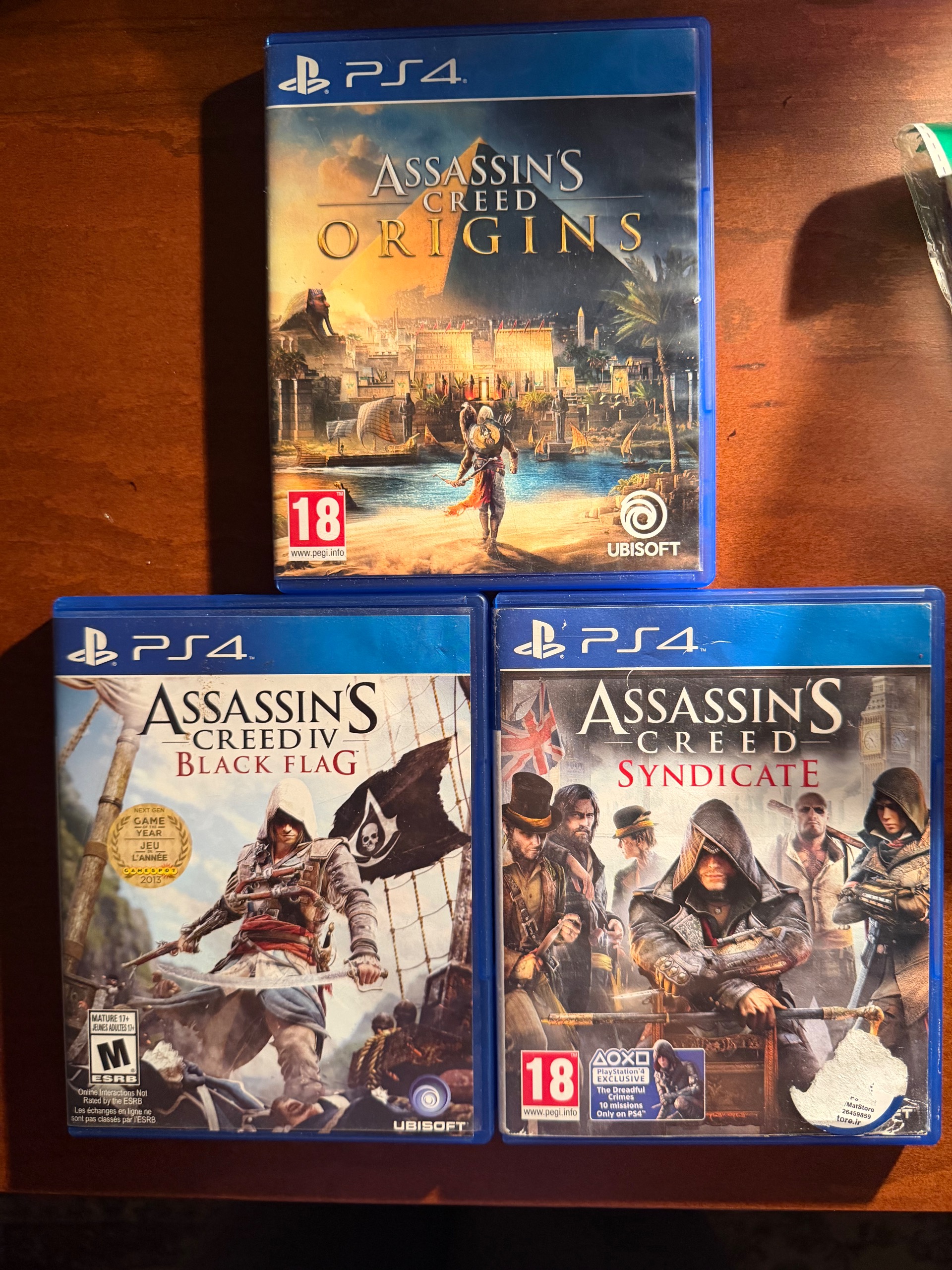 3عدد بازی ps4 assassin