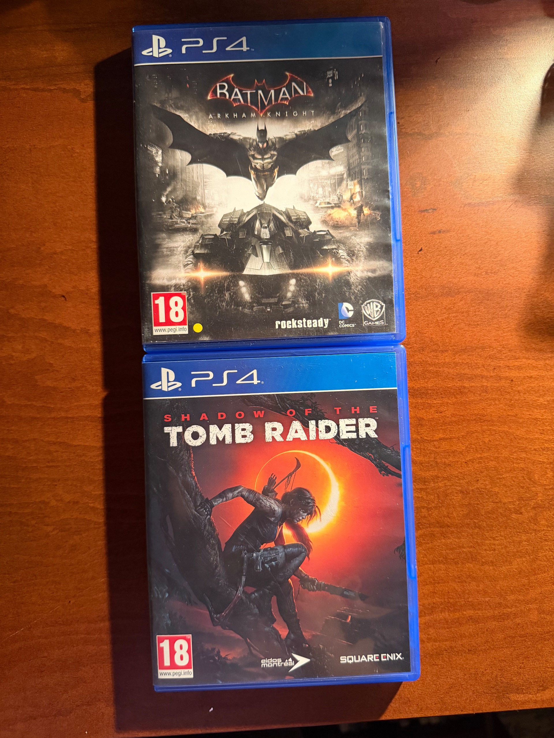 2عدد بازی ps4 batman tomb raider