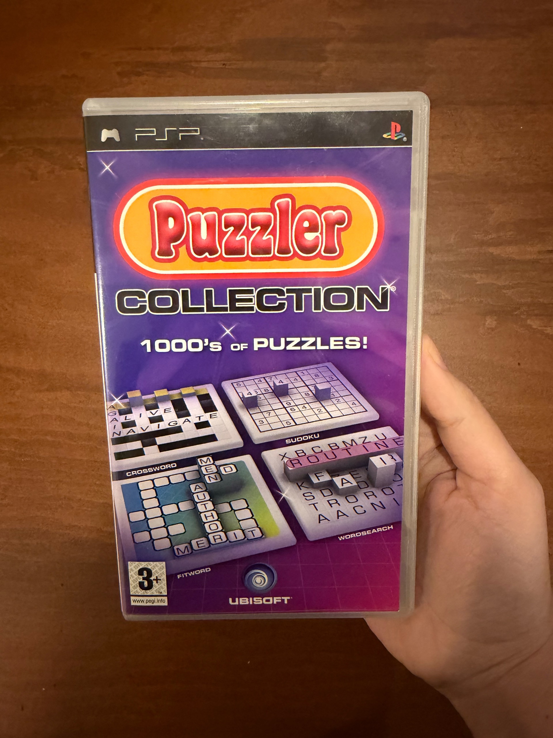 بازی نایاب نایاب psp puzzler درحد با دفترچه