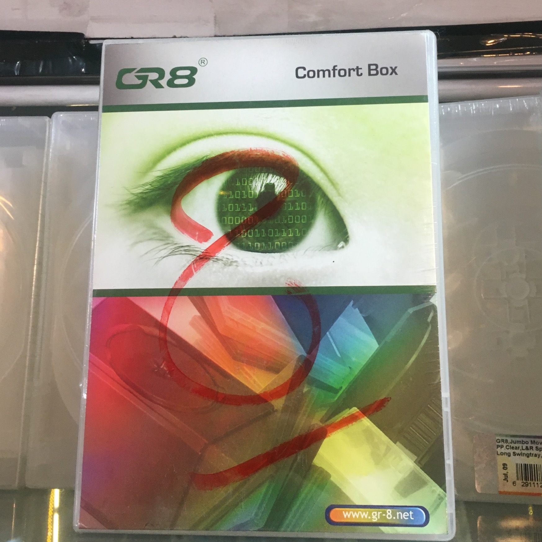قاب DVD شفاف 8 عددی GR8