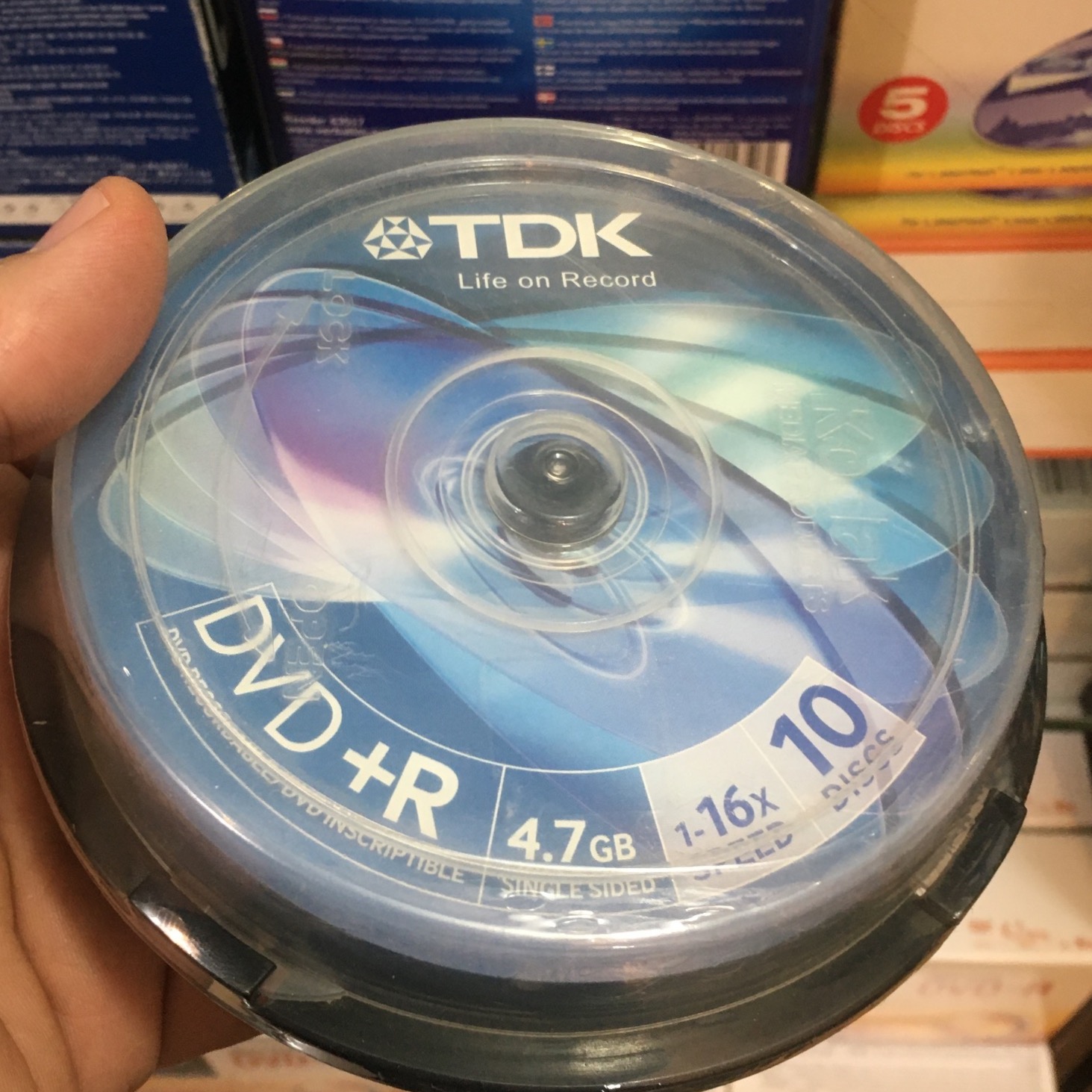 دی وی دی TDK پک ده عددی